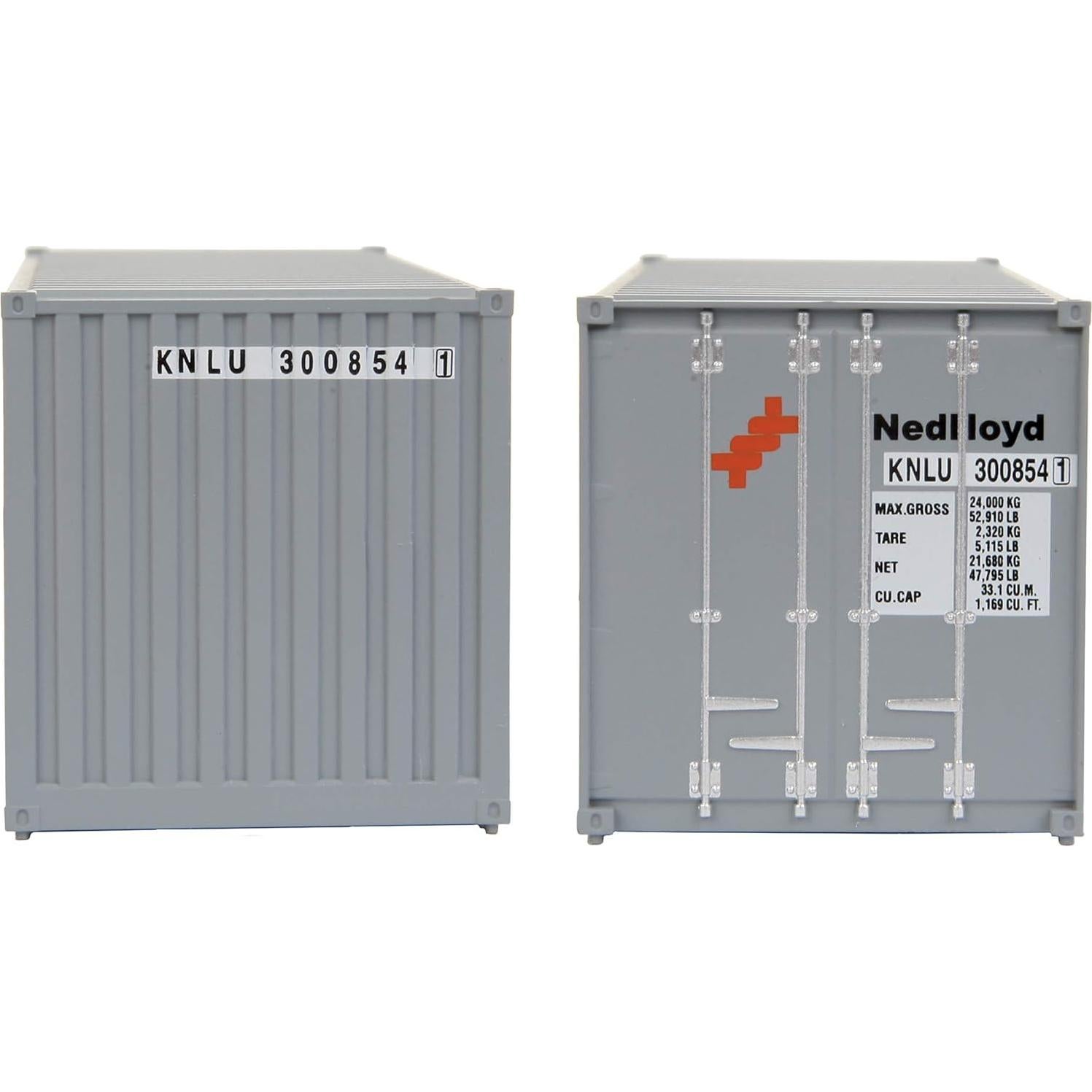 Contenedor Corrugado 20' HO Walthers Ned-Lloyd 949-8005