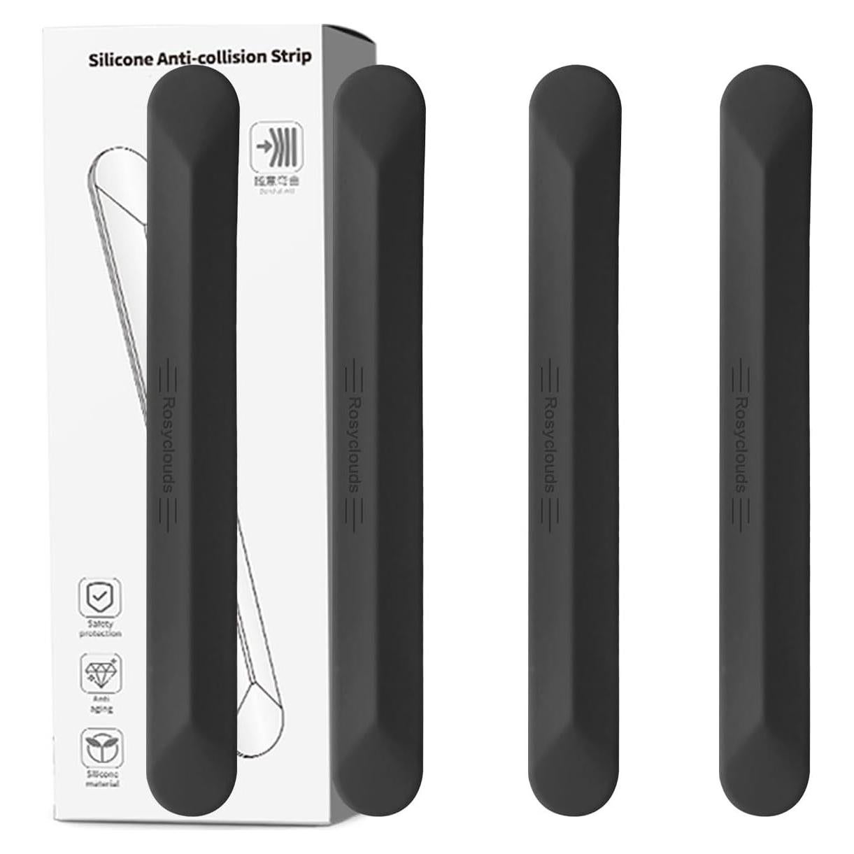 Protector de Bisel de Puerta de Coche muekzru FZ-GJ-BT 4PCS Negro