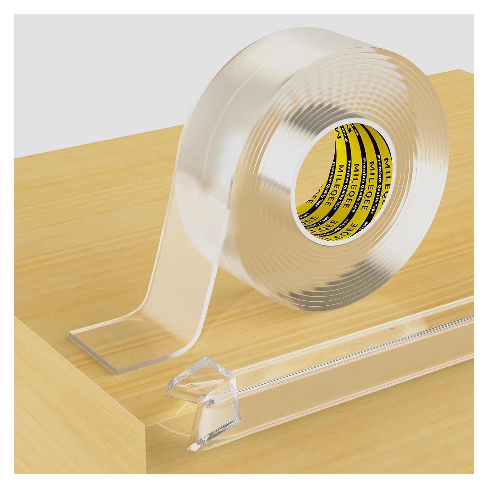 Cinta Protectora de Bordes MILEQEE 3cm x 3m Transparente