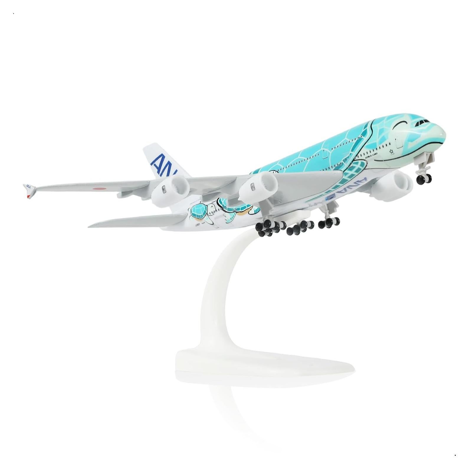 Modelo A380 1/300 QIYUMOKE Tortuga Marina Verde