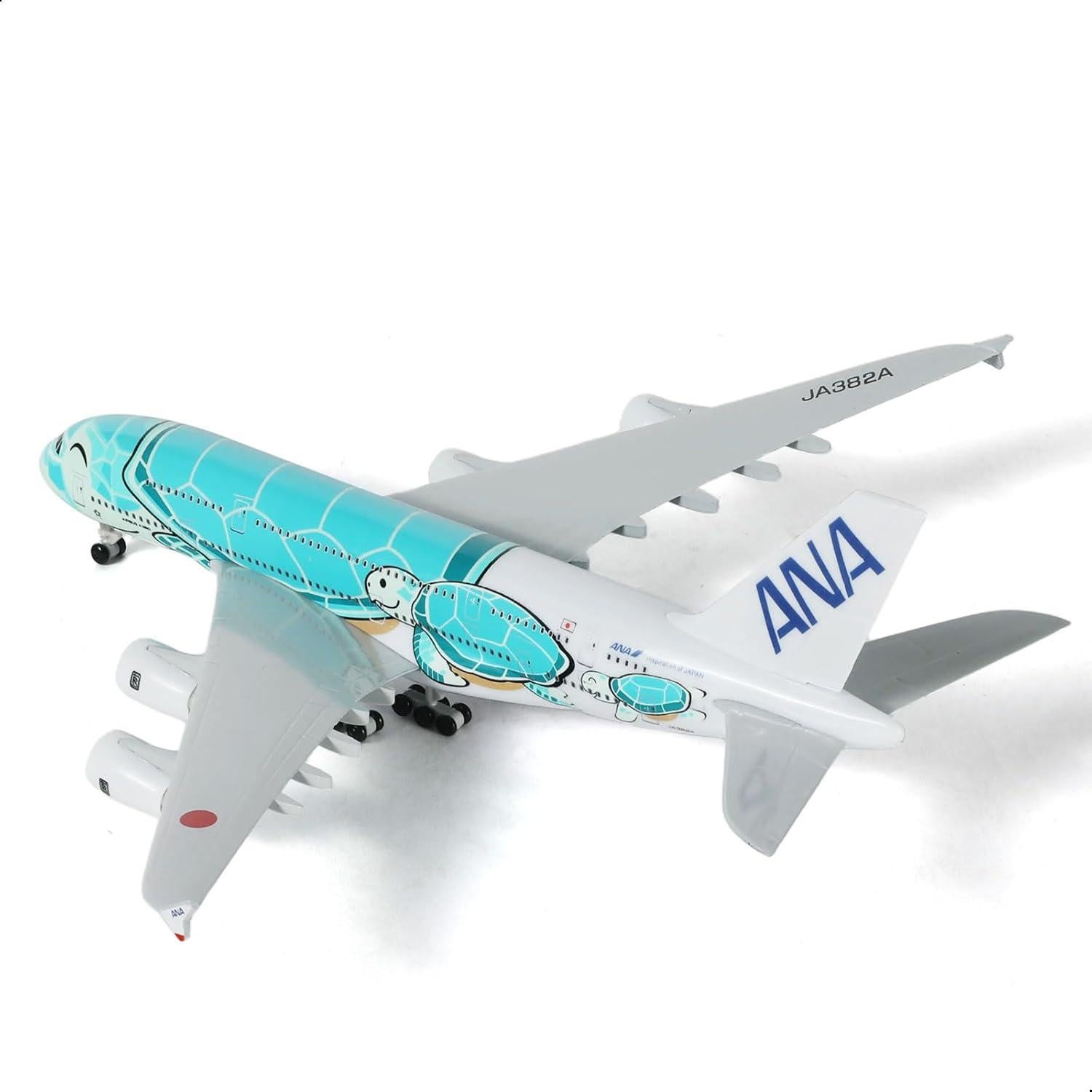 Modelo A380 1/300 QIYUMOKE Tortuga Marina Verde