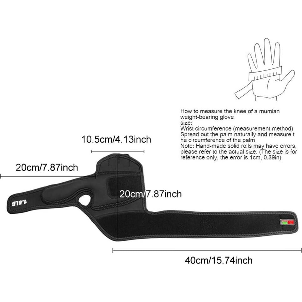 Weighted Gloves 3lb(1.5lb Each), Fitness Soft Iron Gloves Sandbag Weight Bearing Training Gloves with Wrist Support for Gym Boxing, Cross Training(3lb)