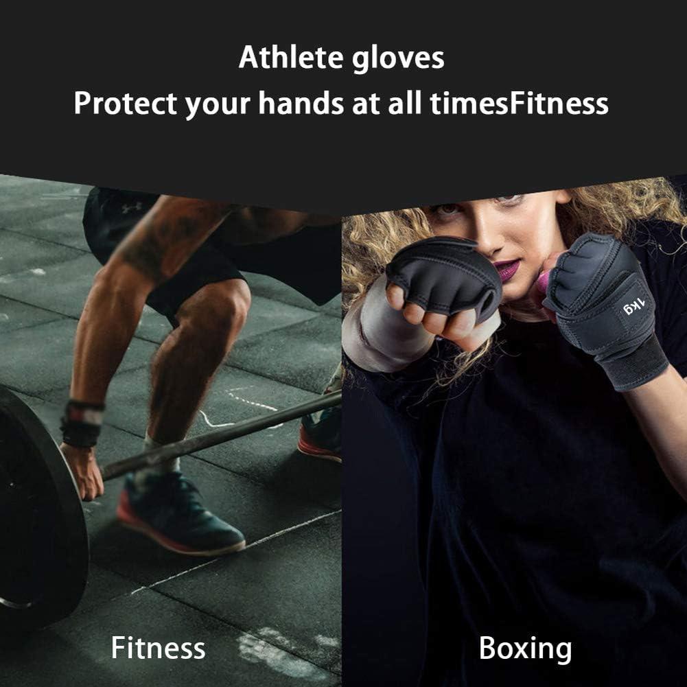 Weighted Gloves 3lb(1.5lb Each), Fitness Soft Iron Gloves Sandbag Weight Bearing Training Gloves with Wrist Support for Gym Boxing, Cross Training(3lb)