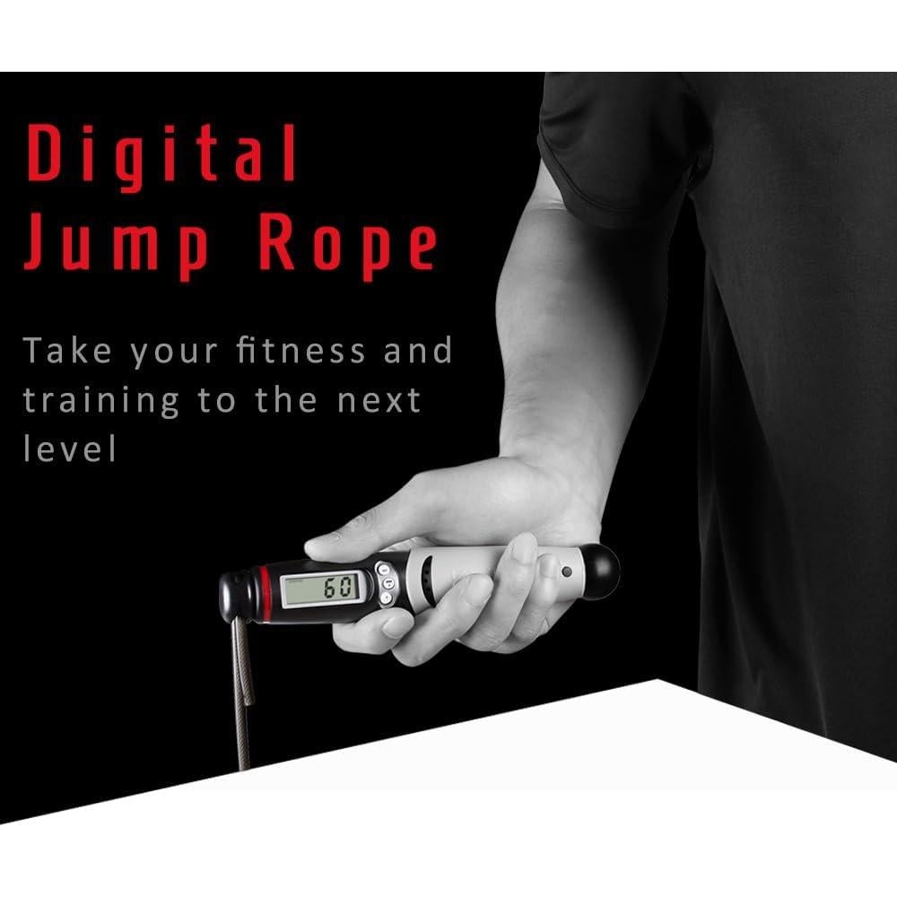 Cuerda de Salto Inteligente KYTO con Contador y Longitud Ajustable