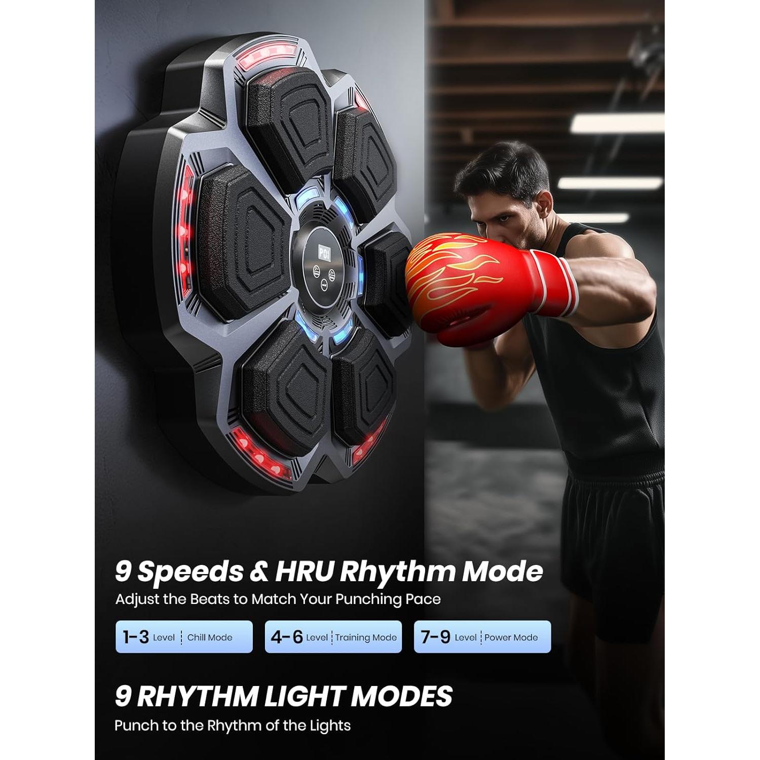 Máquina de Boxeo Musical Inteligente Fuelion FL-MBOXINGMACHINE-06