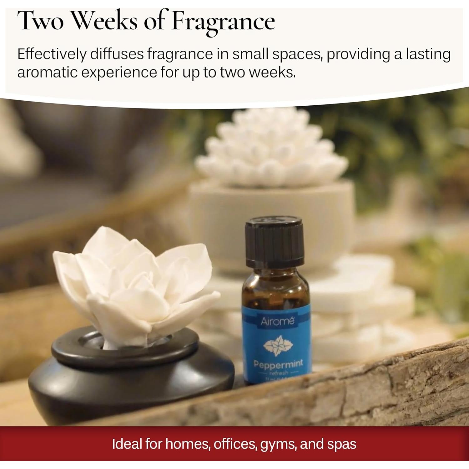 Difusor de Aceite Esencial Airomé PDGAR con 15ml Menta