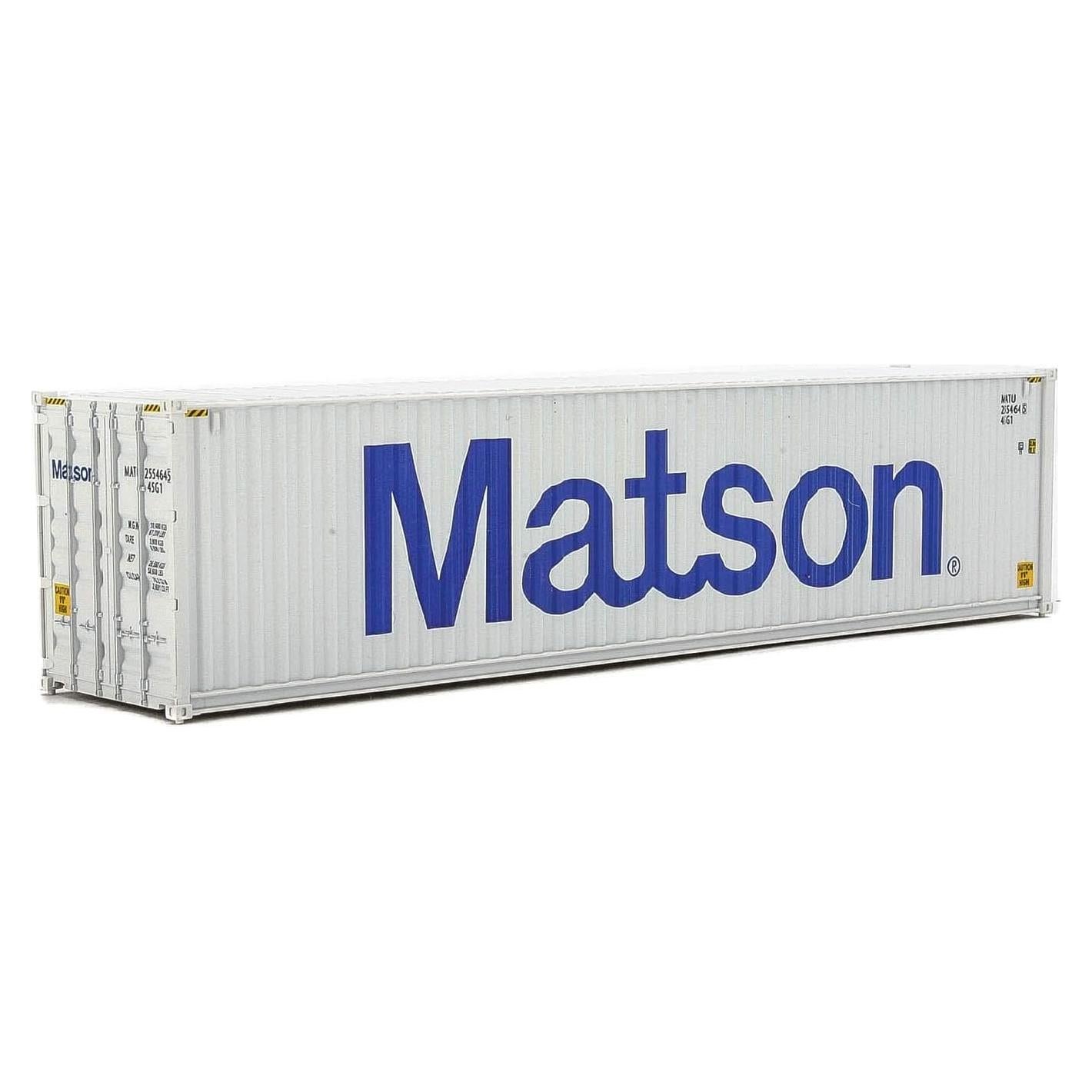 Contenedor 40' Hi Cube Walthers Matson Escala HO