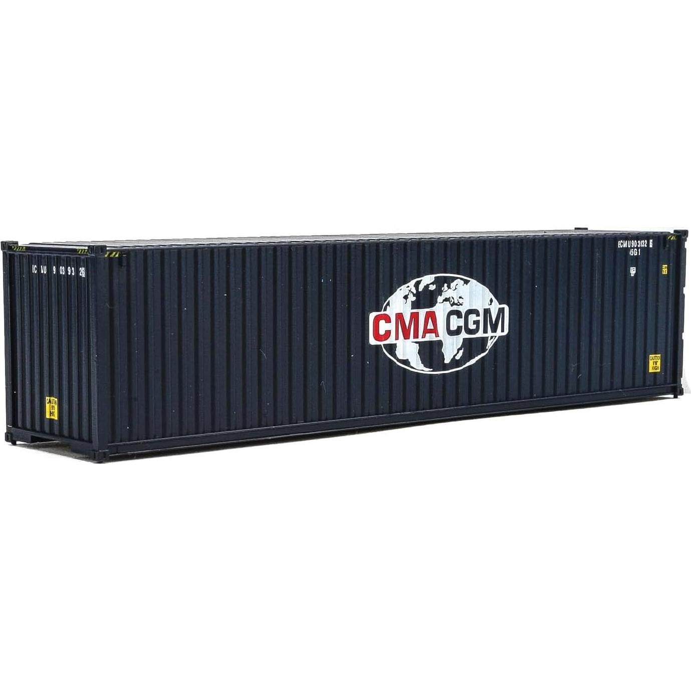 Contenedor Corrugado 40' Hi Cube Walthers CMA-CGM
