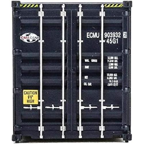 Contenedor Corrugado 40' Hi Cube Walthers CMA-CGM