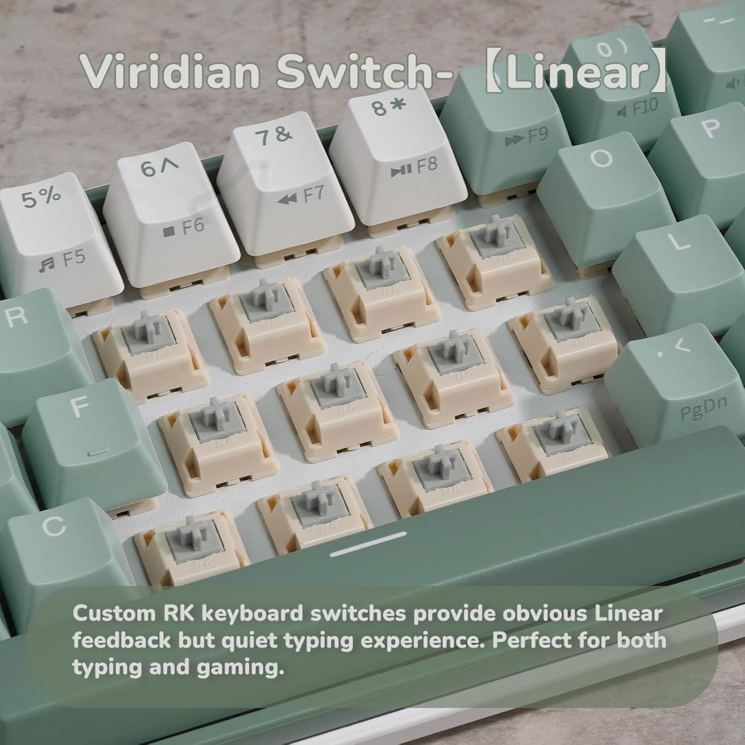 Teclado Gaming RK ROYAL KLUDGE RK61 Plus Inalámbrico RGB