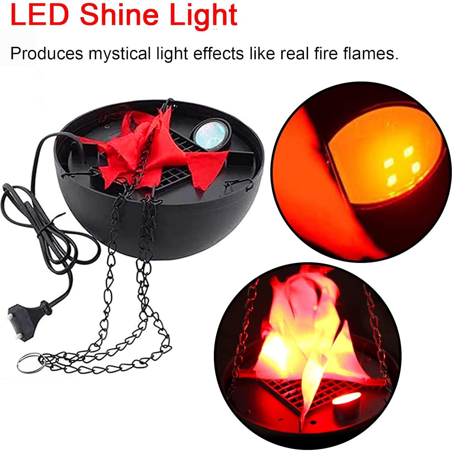 Luz de Llama Colgante LED 3D YANGVVIA 50cm Efecto Realista