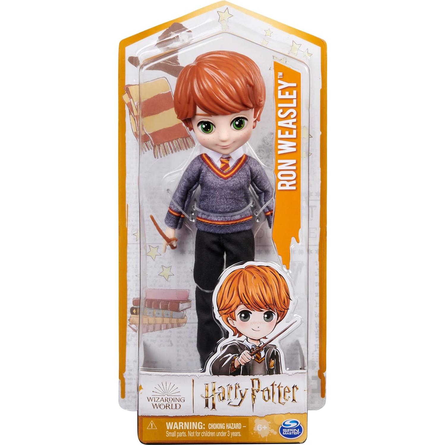 Muñeco Ron Weasley Harry Potter 21.5 cm con varita