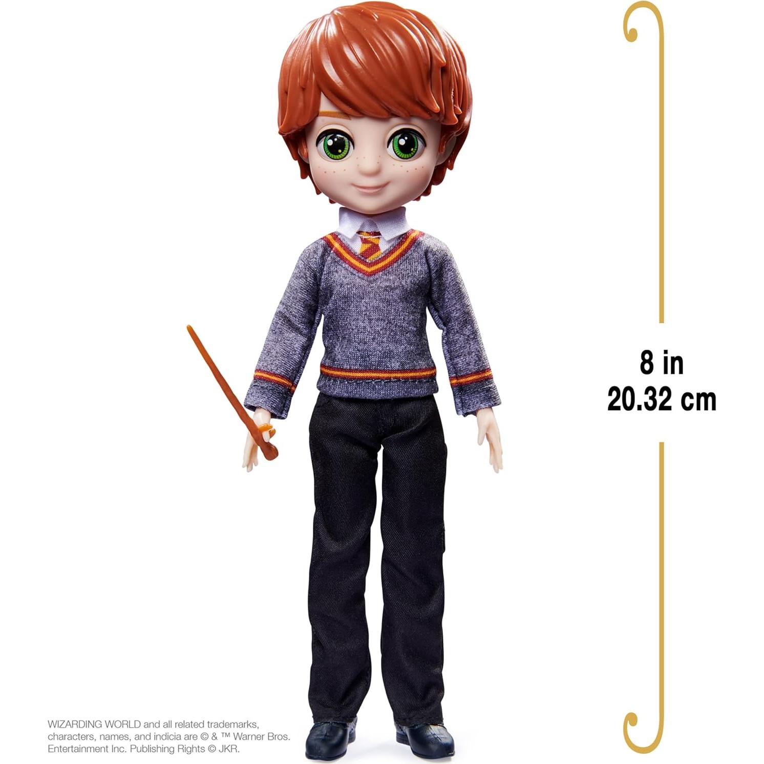 Muñeco Ron Weasley Harry Potter 21.5 cm con varita
