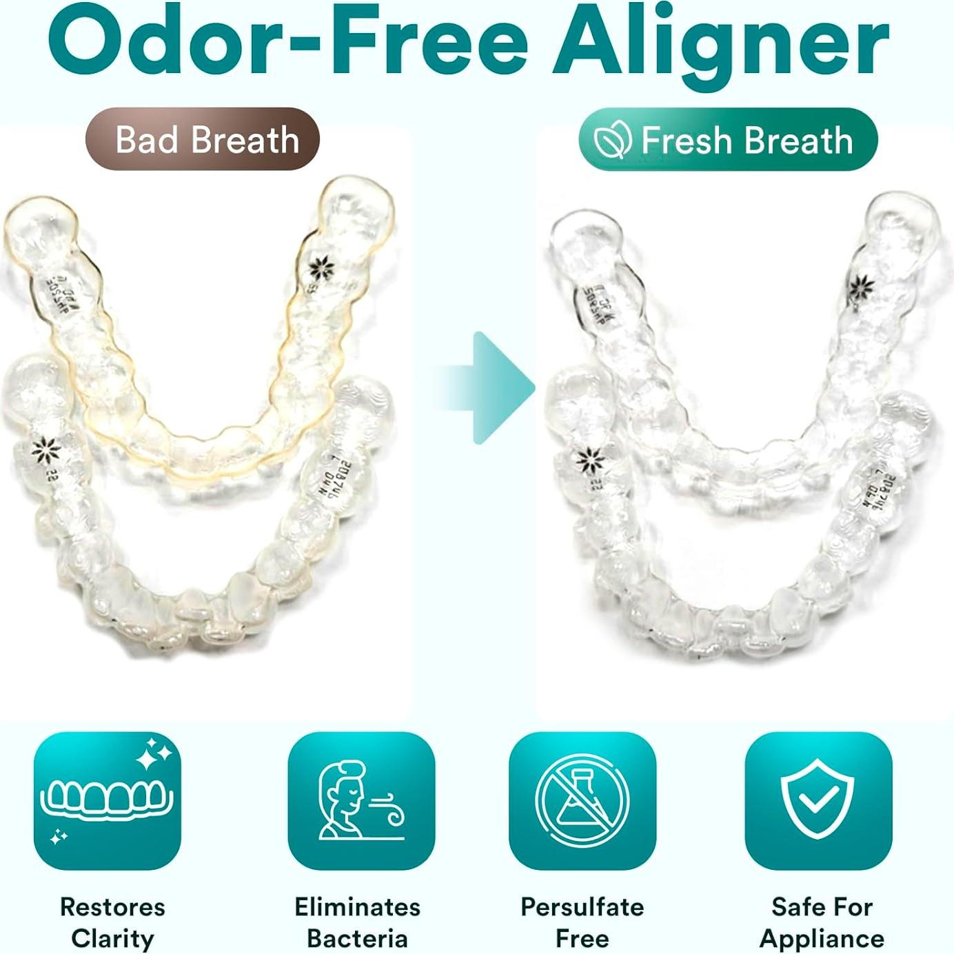 Tabletas Limpiadoras Weiss Naturals para Retenedores - 30 Unidades