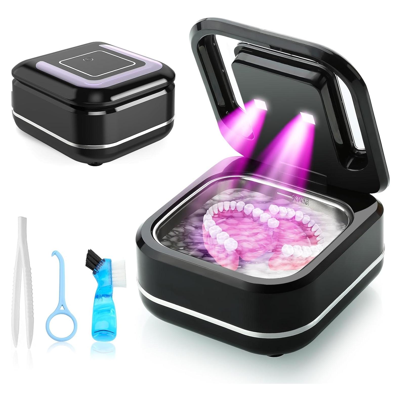 Limpiador Ultrasonido TMEOIIPY 180ML para Dentaduras y Joyería