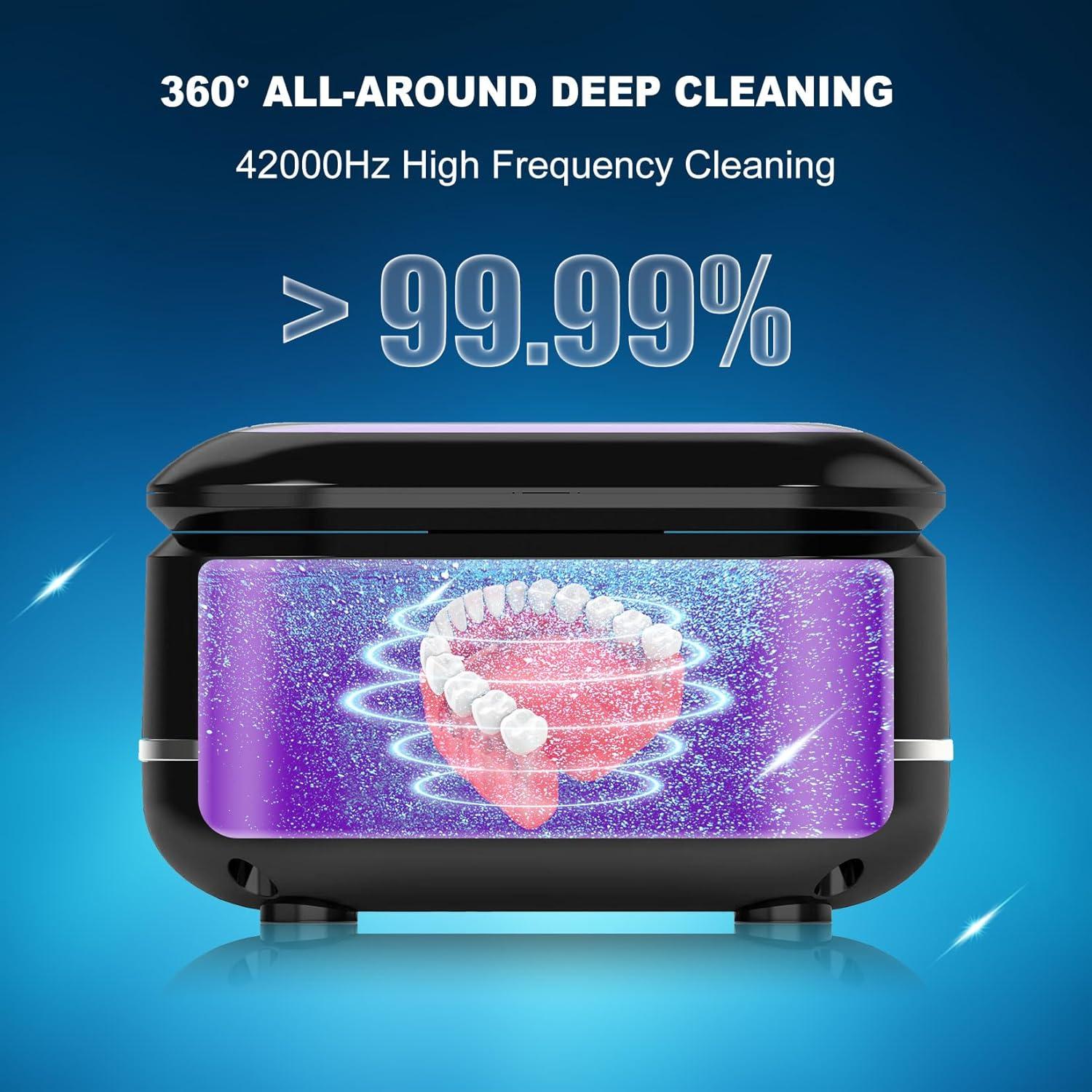 Limpiador Ultrasonido TMEOIIPY 180ML para Dentaduras y Joyería