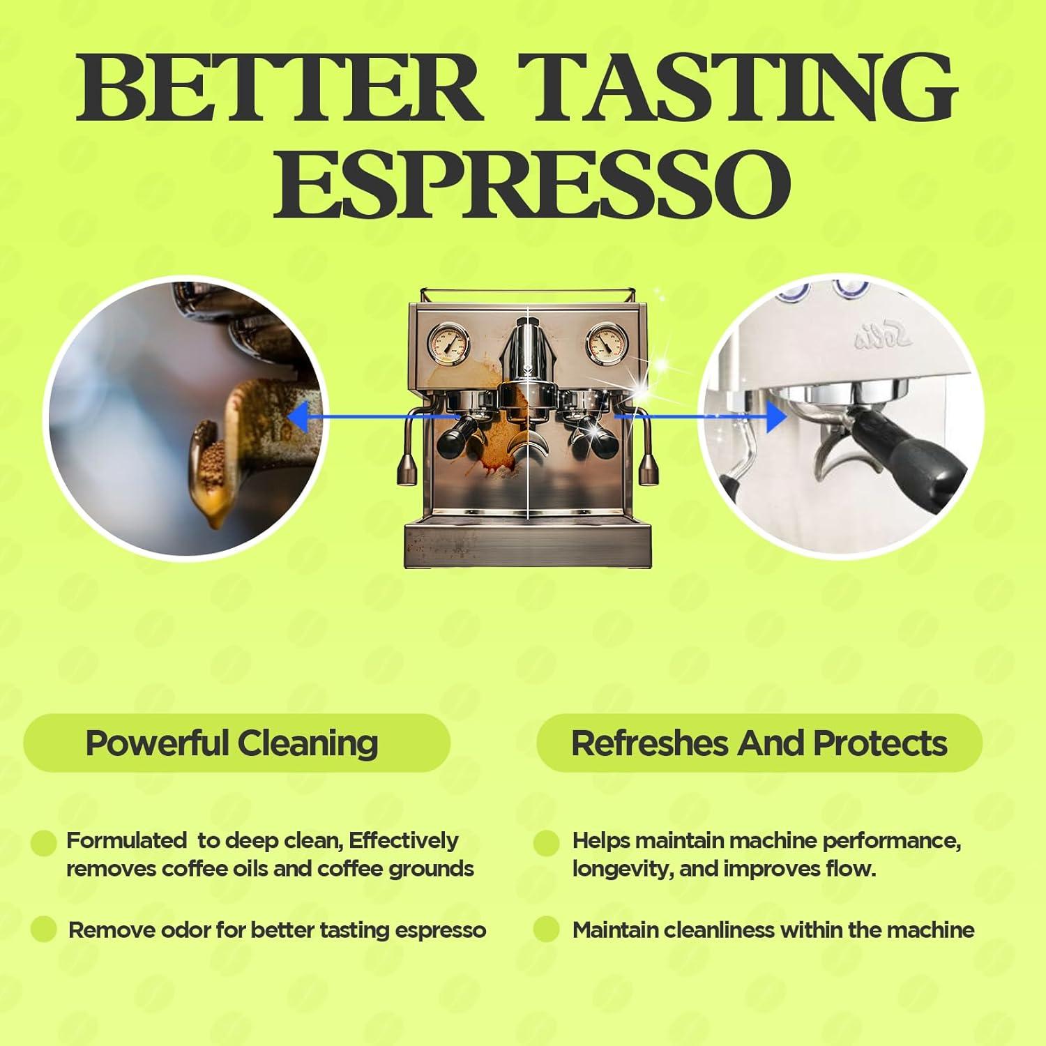 Tabletas de limpieza para máquinas de espresso APPTRIN - 16 unidades