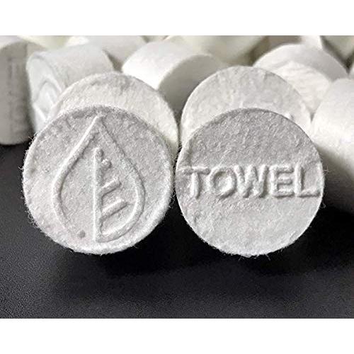 Toallitas Comprimidas Portawipes - Paquete de 50 con 5 Estuches