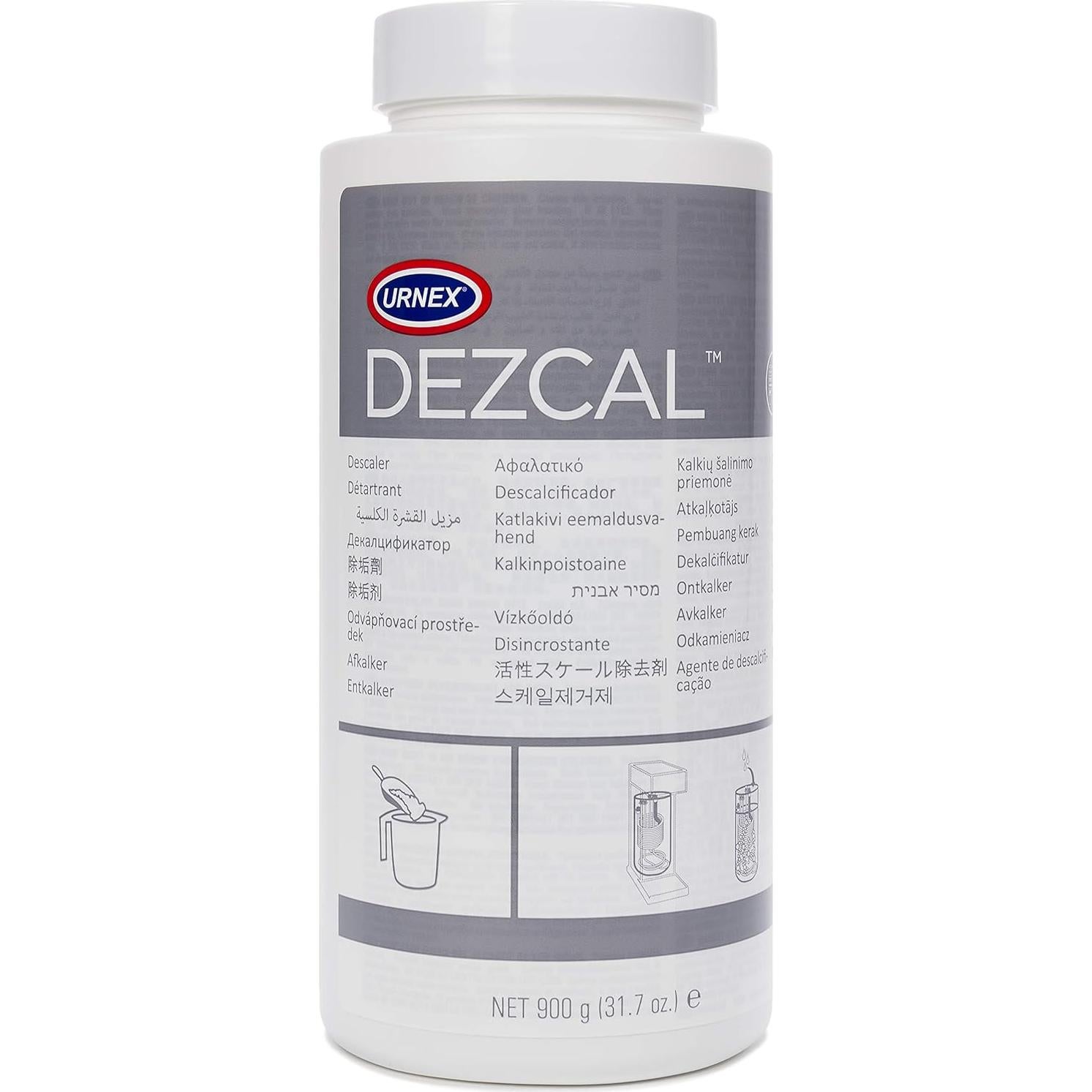 Desincrustante Urnex Dezcal 900g para Cafeteras y Espresso