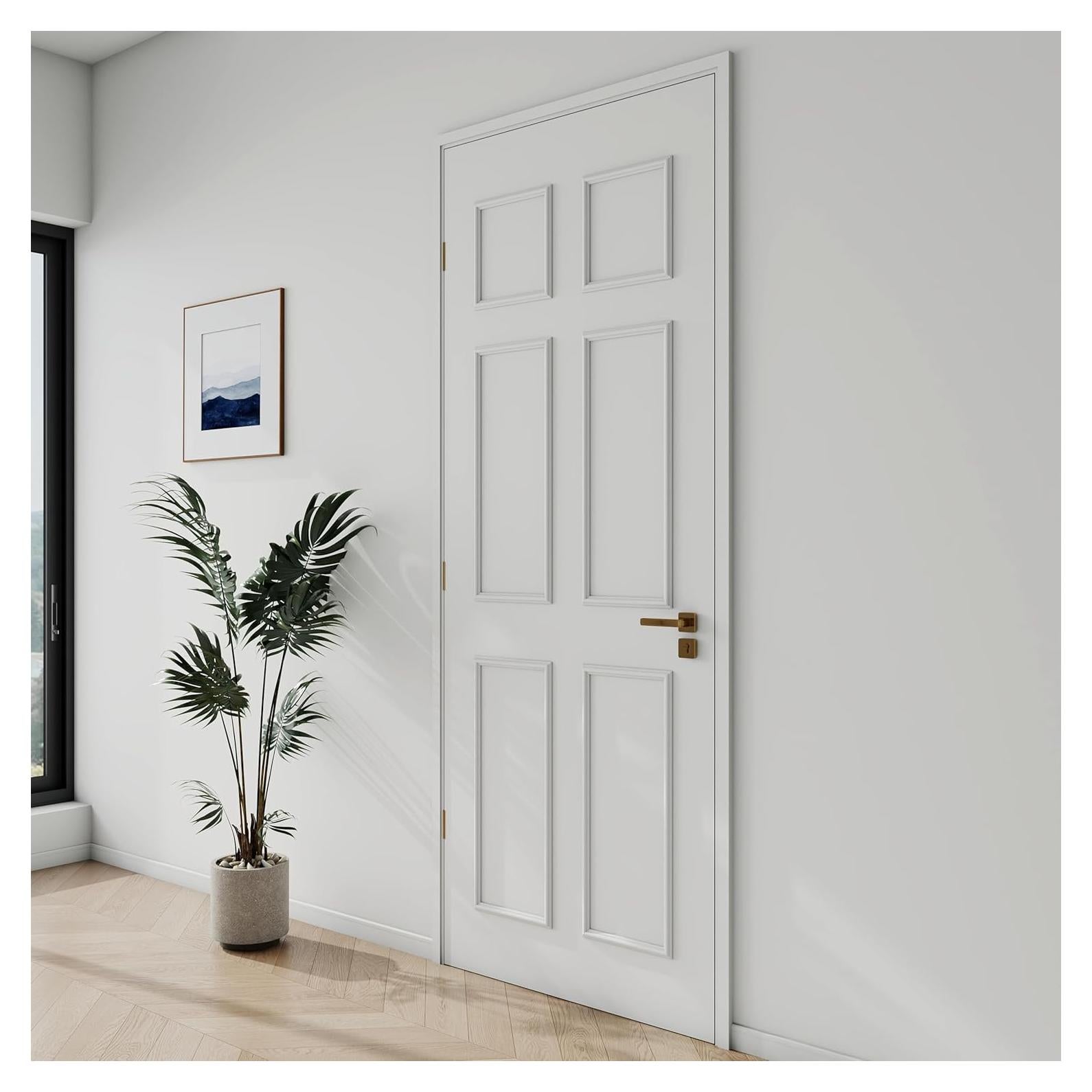 Kit de Molduras Autoadhesivas para Puertas Colingmill 24 Piezas