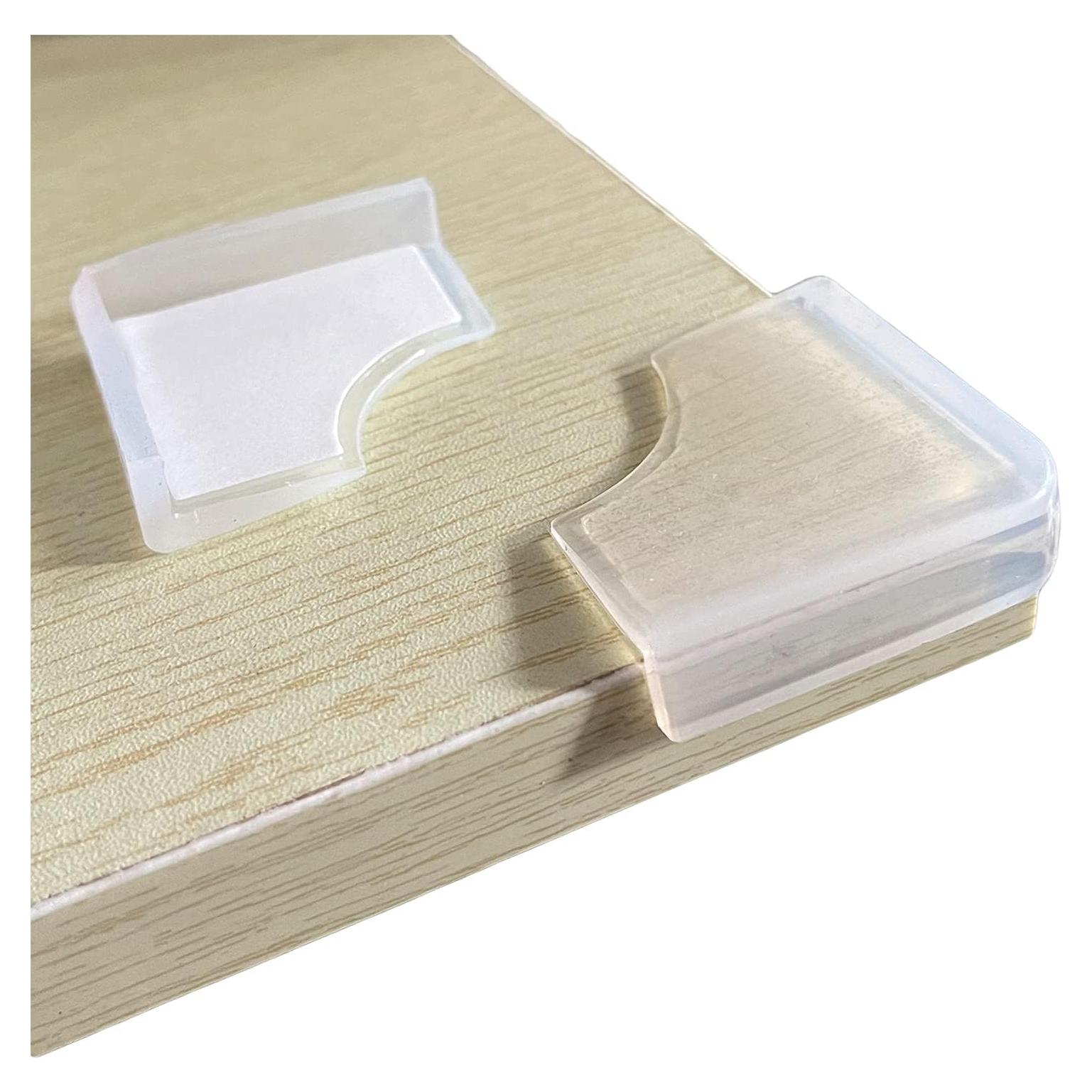 Protectores de Esquinas de Silicona Transparente Angloria - 4 Piezas