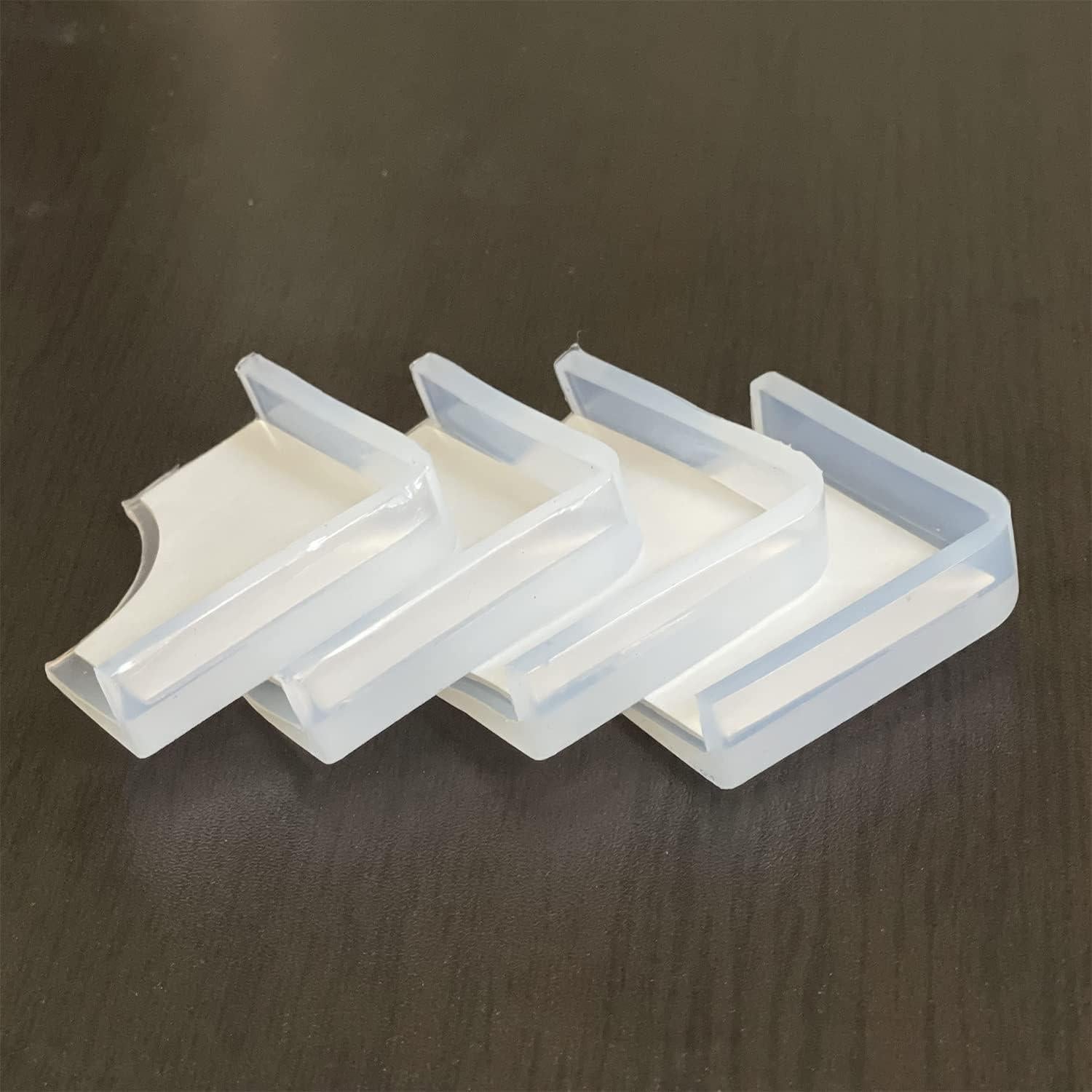 Protectores de Esquinas de Silicona Transparente Angloria - 4 Piezas