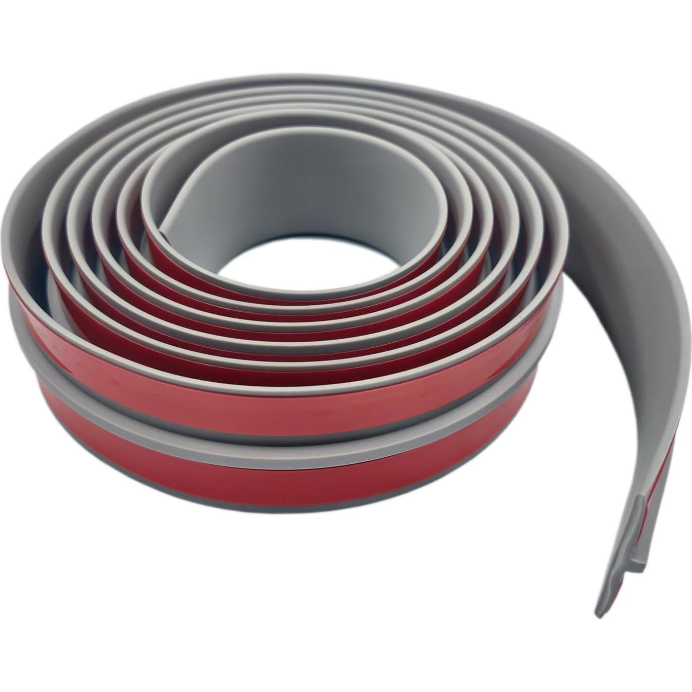 Tira de Transición de Piso T DAILISEN 100cm Gris PVC Flexible