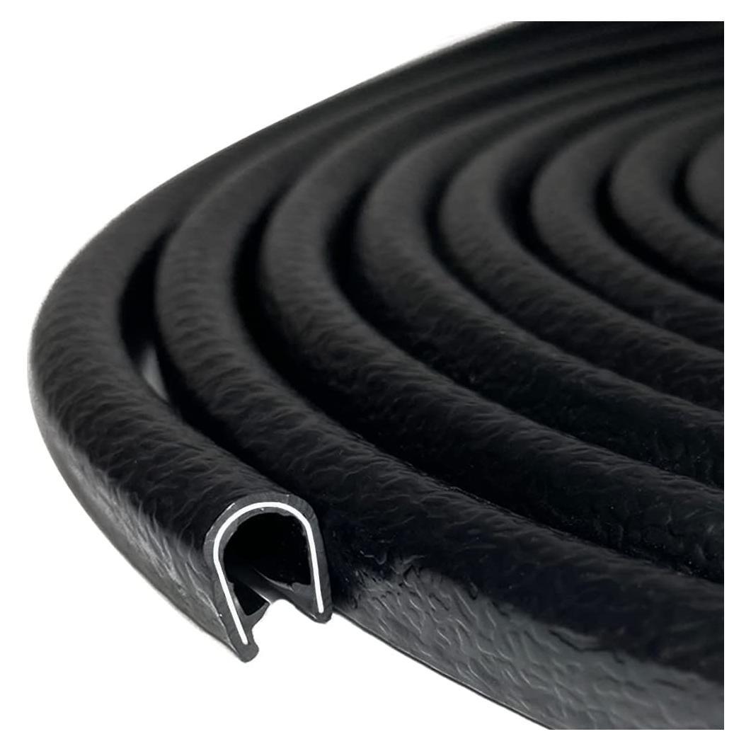 Bisel de goma negro Tintvent 7.92m para bordes de 0.635cm