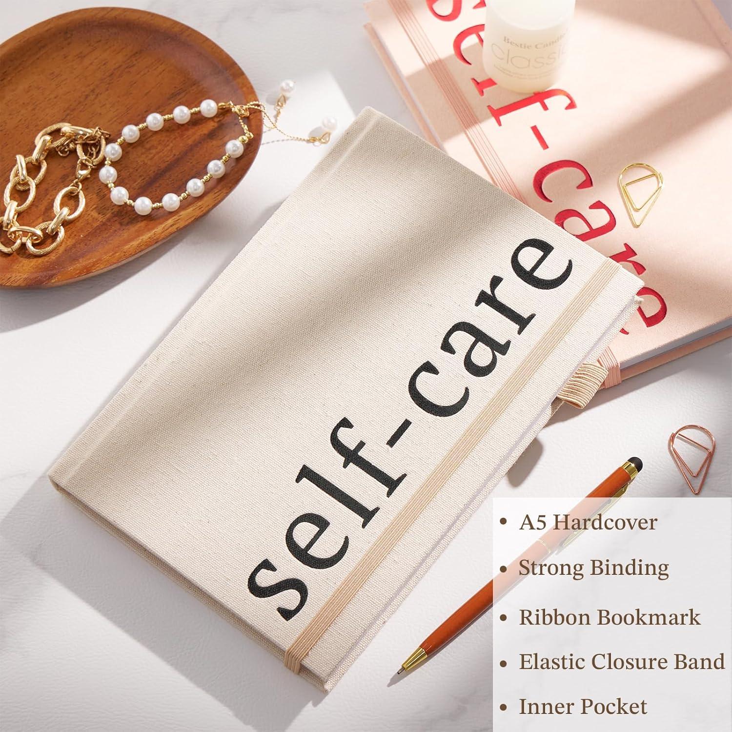 Diario de Autocuidado 5 Minutos al Día A5 Beige - 91 Días