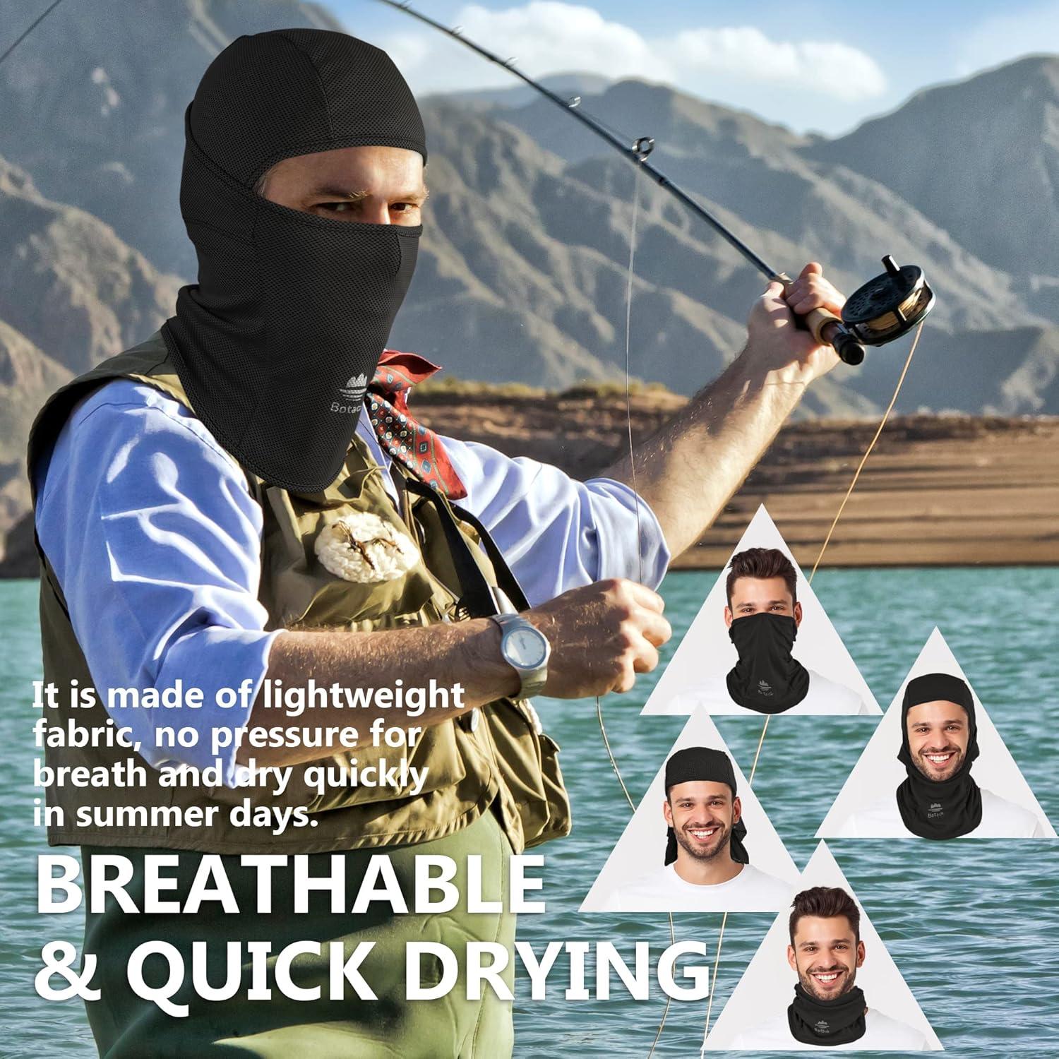 Máscara Balaclava UV Botack para Esquí y Ciclismo - 2 Paquetes