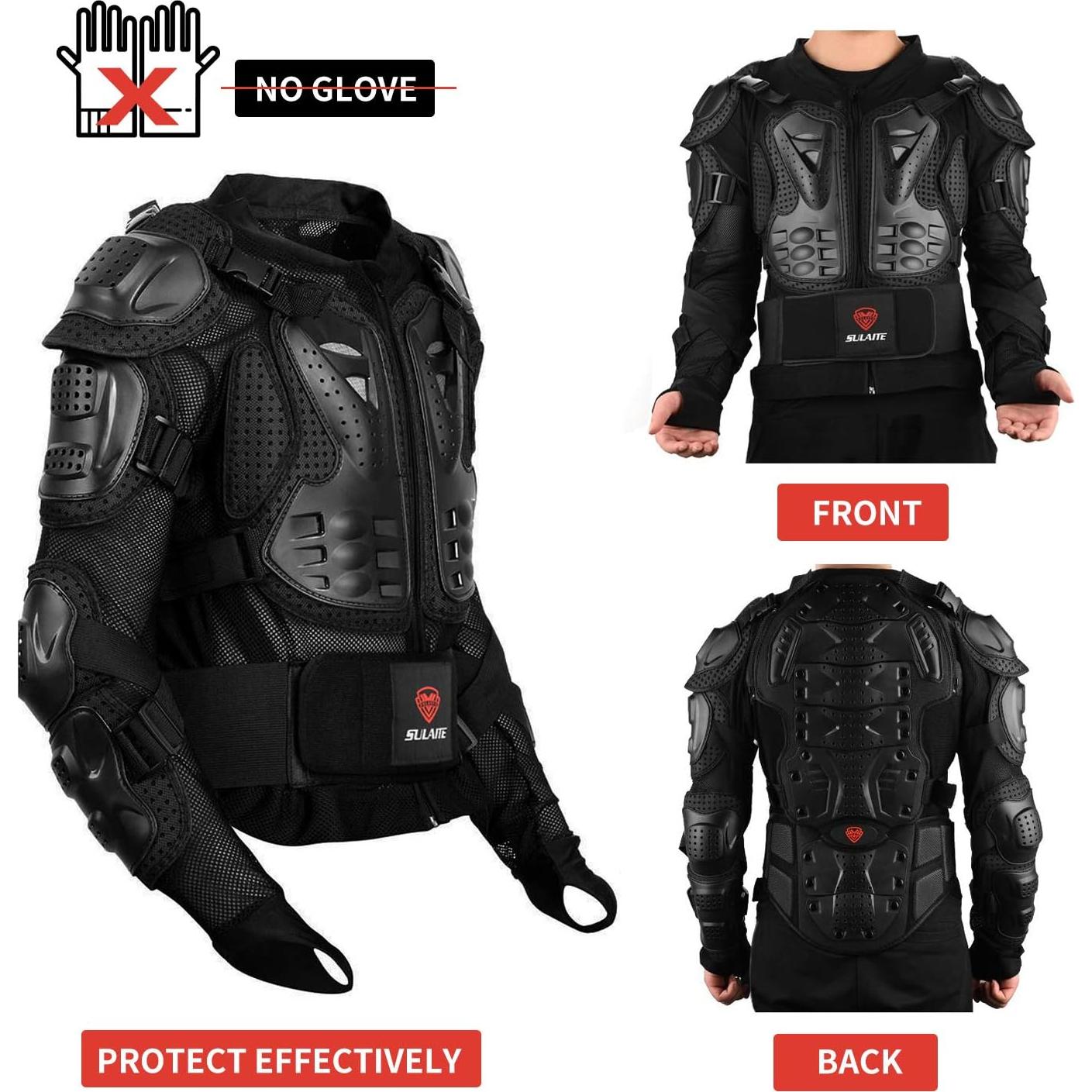 Chaqueta Protectora de Motocicleta GuTe XL - Armadura Completa