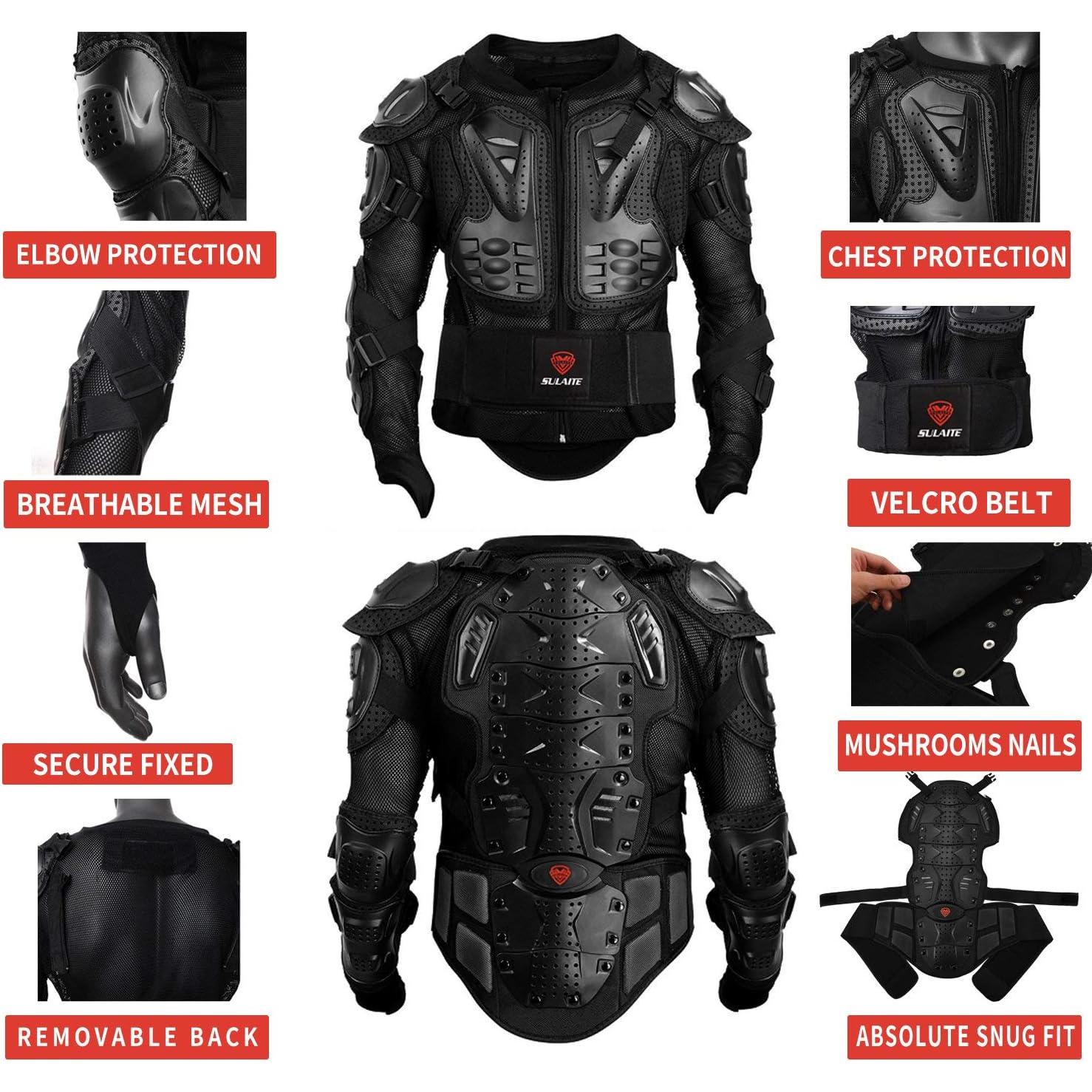 Chaqueta Protectora de Motocicleta GuTe XL - Armadura Completa