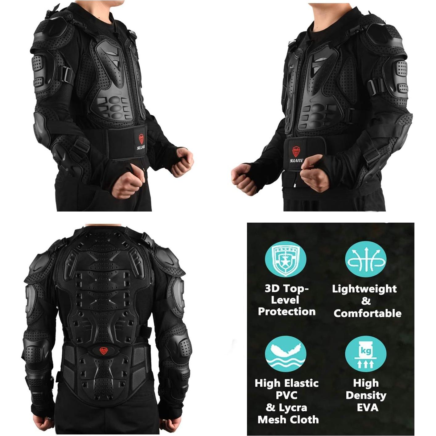 Chaqueta Protectora de Motocicleta GuTe XL - Armadura Completa