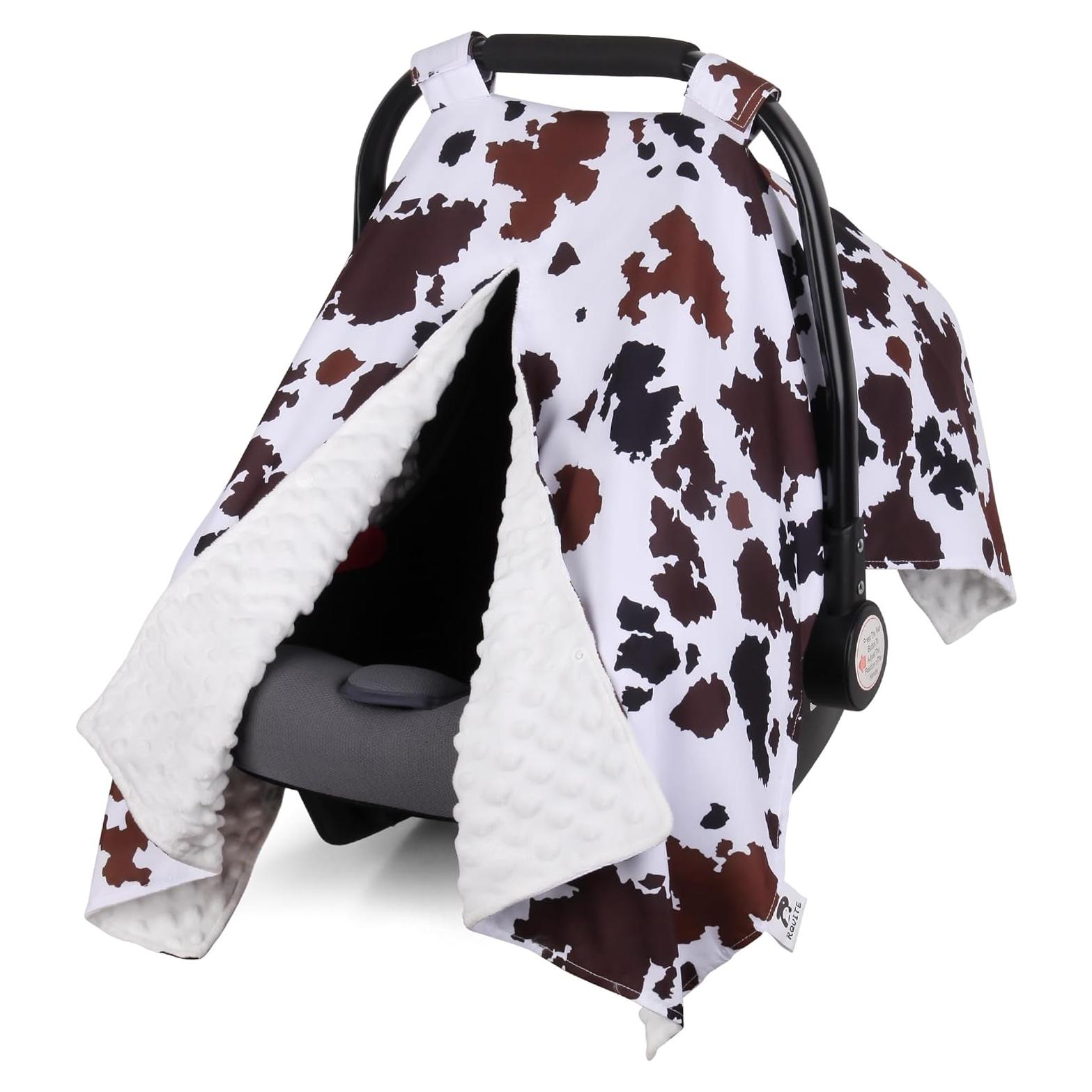 Cubierta de Asiento de Coche Rquite para Bebé Estampado Vaca