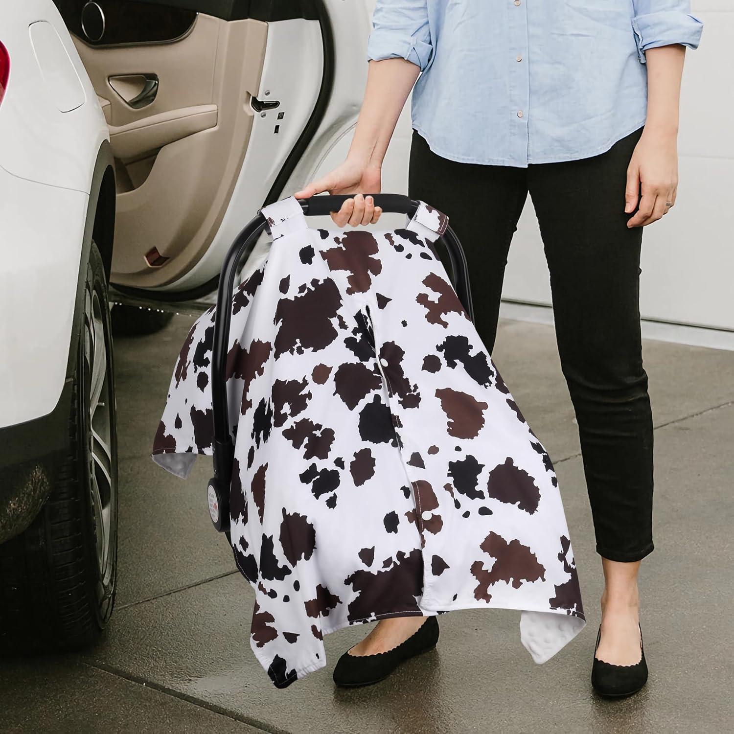 Cubierta de Asiento de Coche Rquite para Bebé Estampado Vaca