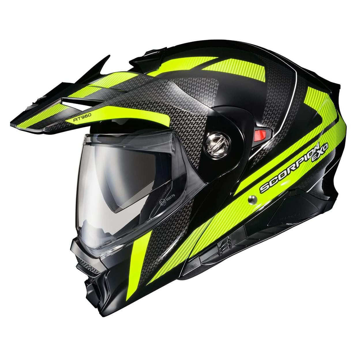 Casco Modular ScorpionEXO AT960 Aventura Hi-Vis 2X