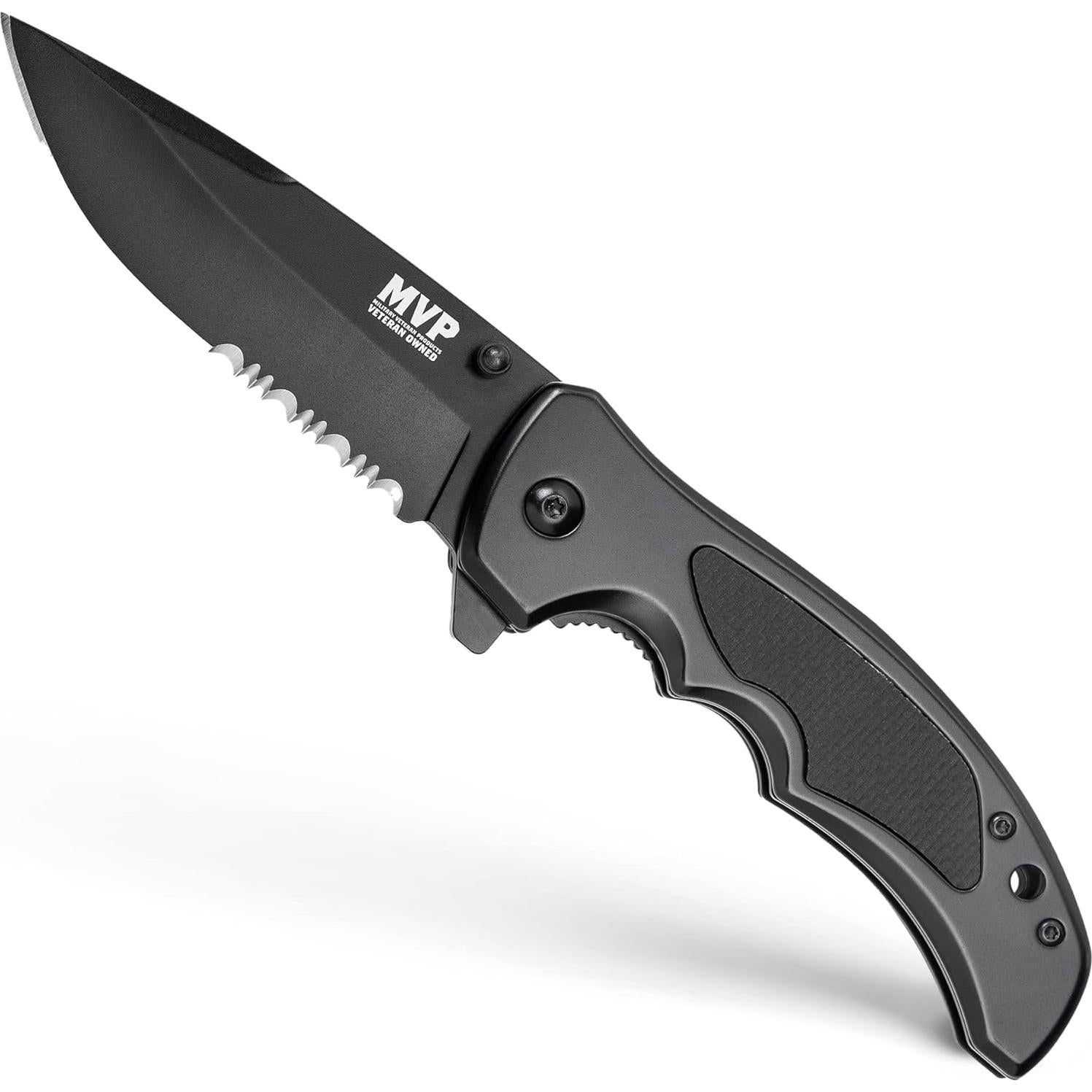 Cuchillo Táctico Plegable MVP 1805-SOT Negro Titanio