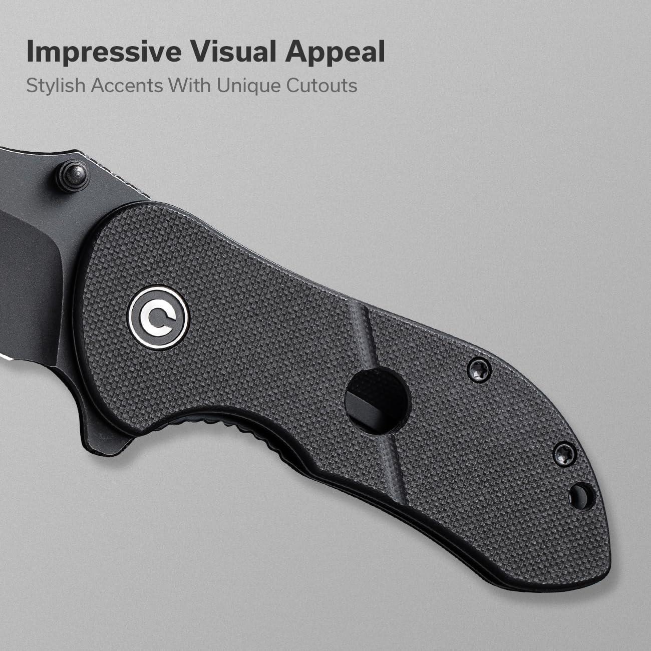 Cuchillo Plegable CIVIVI Gordo C22018C-1 Hoja D2 6.37 cm