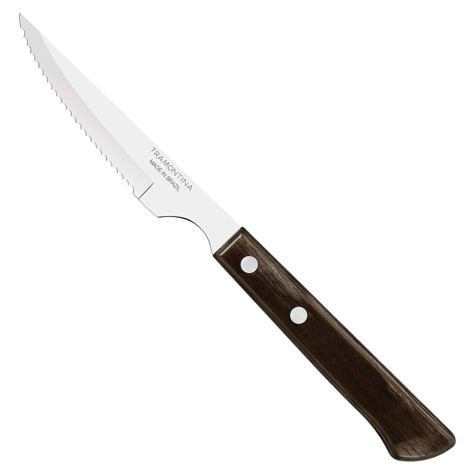 Cuchillo de Steak Largo Tramontina 7.5cm Acero Inoxidable