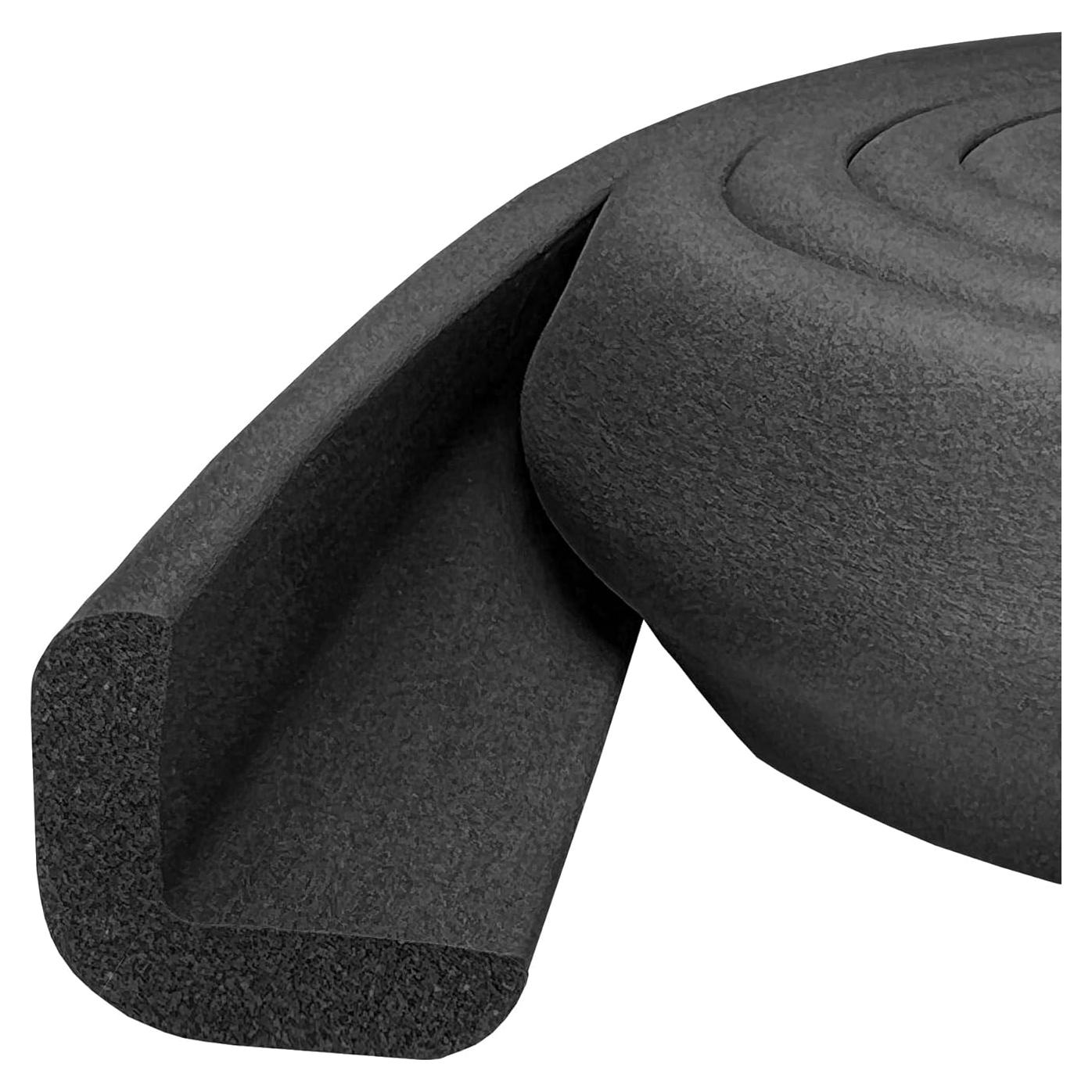 Protectores de Bordes para Bebés Kidkusion 1.83m Negro