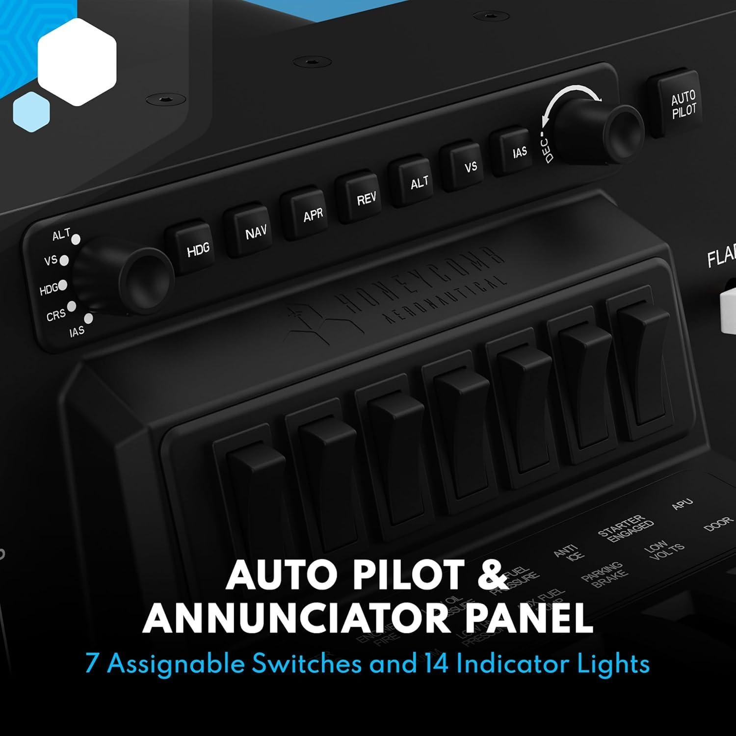 Quadrante de Aceleración Bravo Honeycomb - 6 Palancas, USB-C