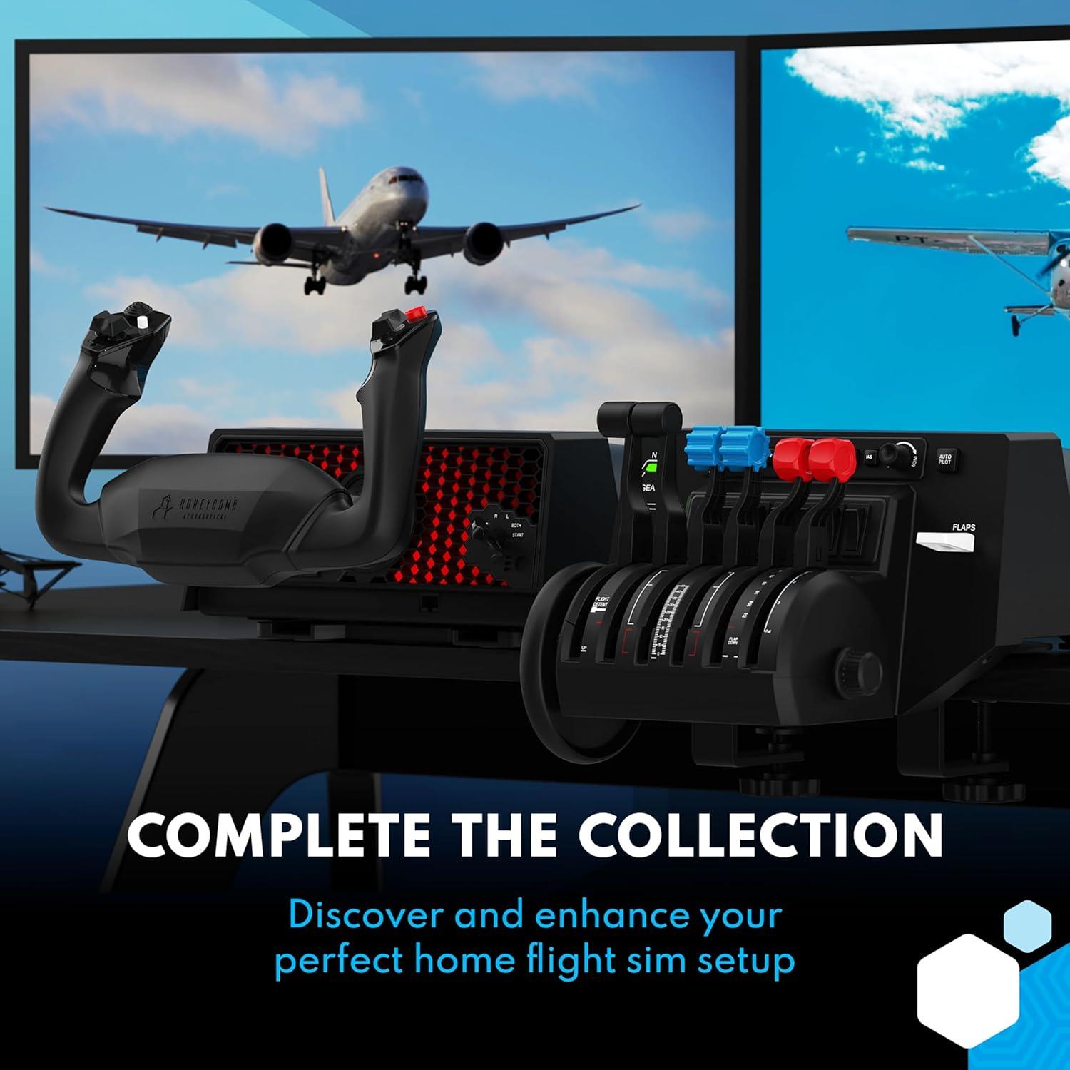 Quadrante de Aceleración Bravo Honeycomb - 6 Palancas, USB-C