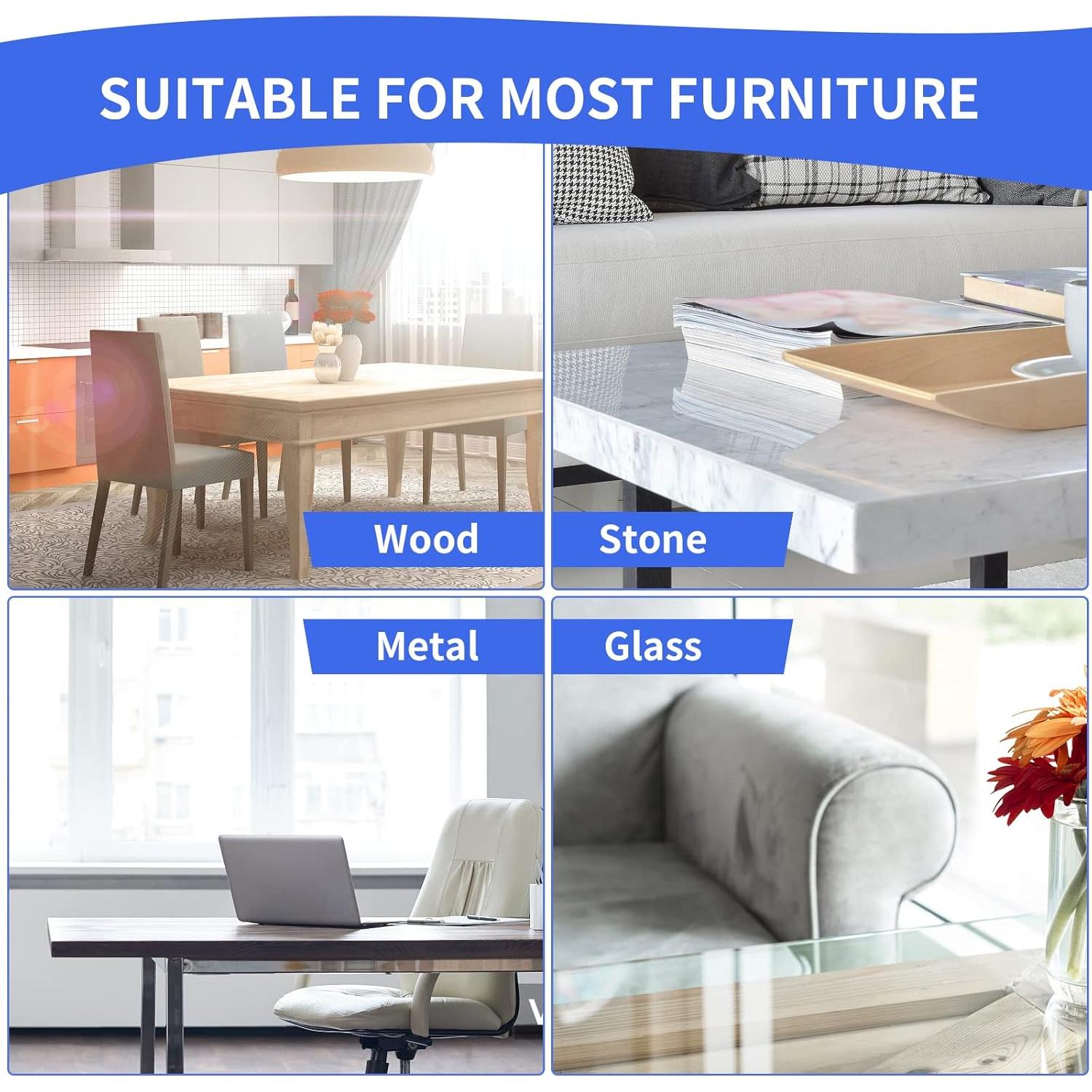 Protectores de Esquinas Transparentes TenLaitech - Paquete de 8