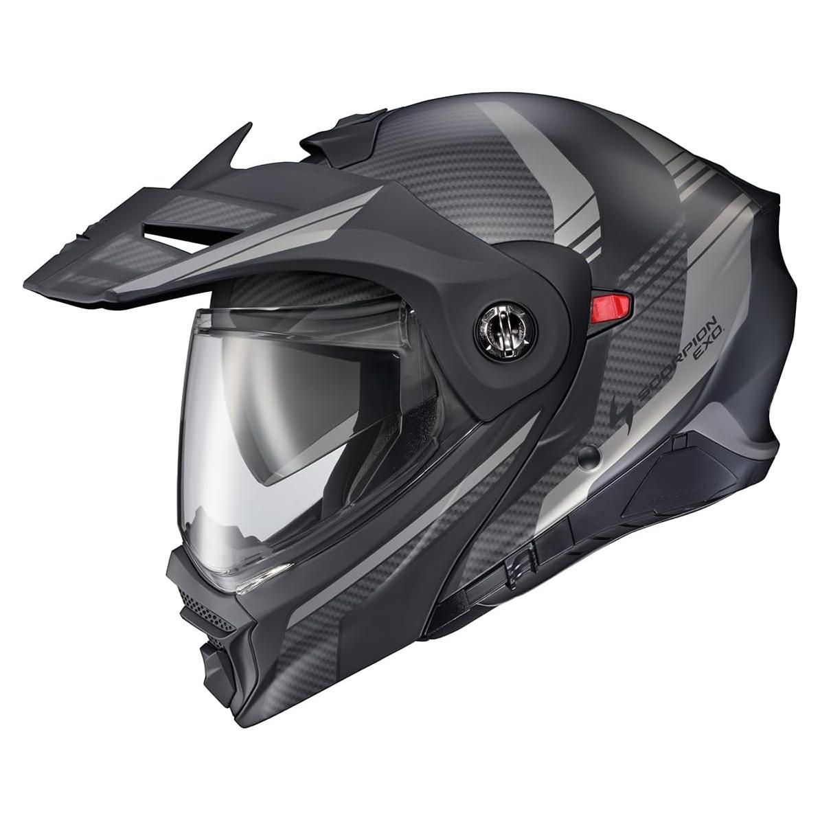 Casco Modular ScorpionEXO AT960 Aventura Mediano Fantasma