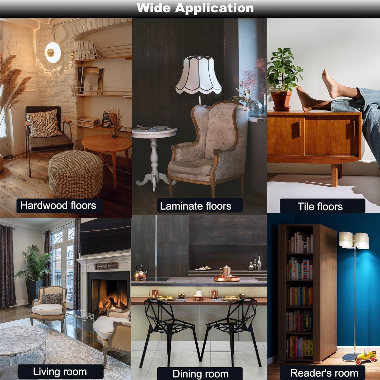 Protectores de Suelo para Patas de Sillas Furnigear 24 Unidades