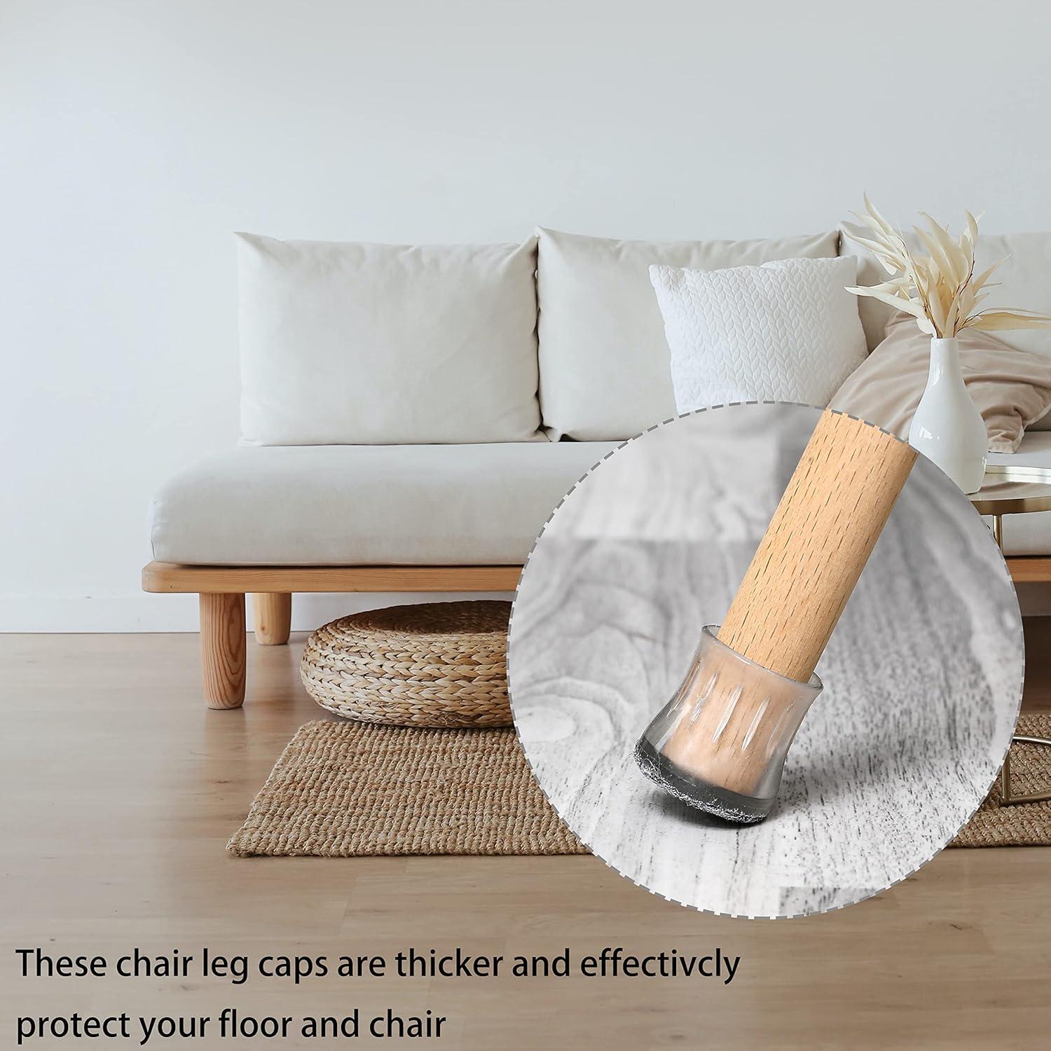 Protectores de Suelo para Patas de Sillas Furnigear 24 Unidades