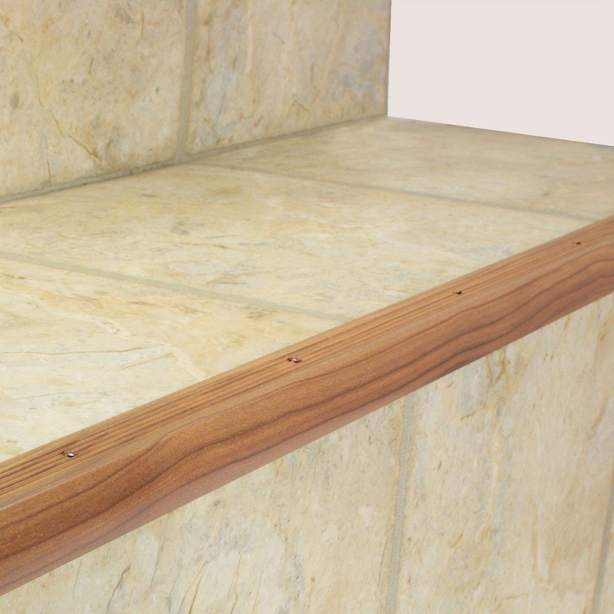 Bisel de Escalera de Aluminio M-D Building 91.44 cm Cherry