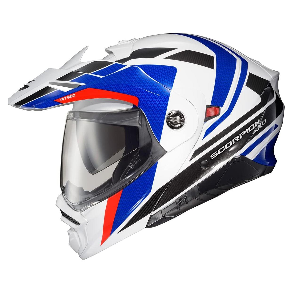 Casco Modular ScorpionEXO AT960 Aventura XX-Large Azul