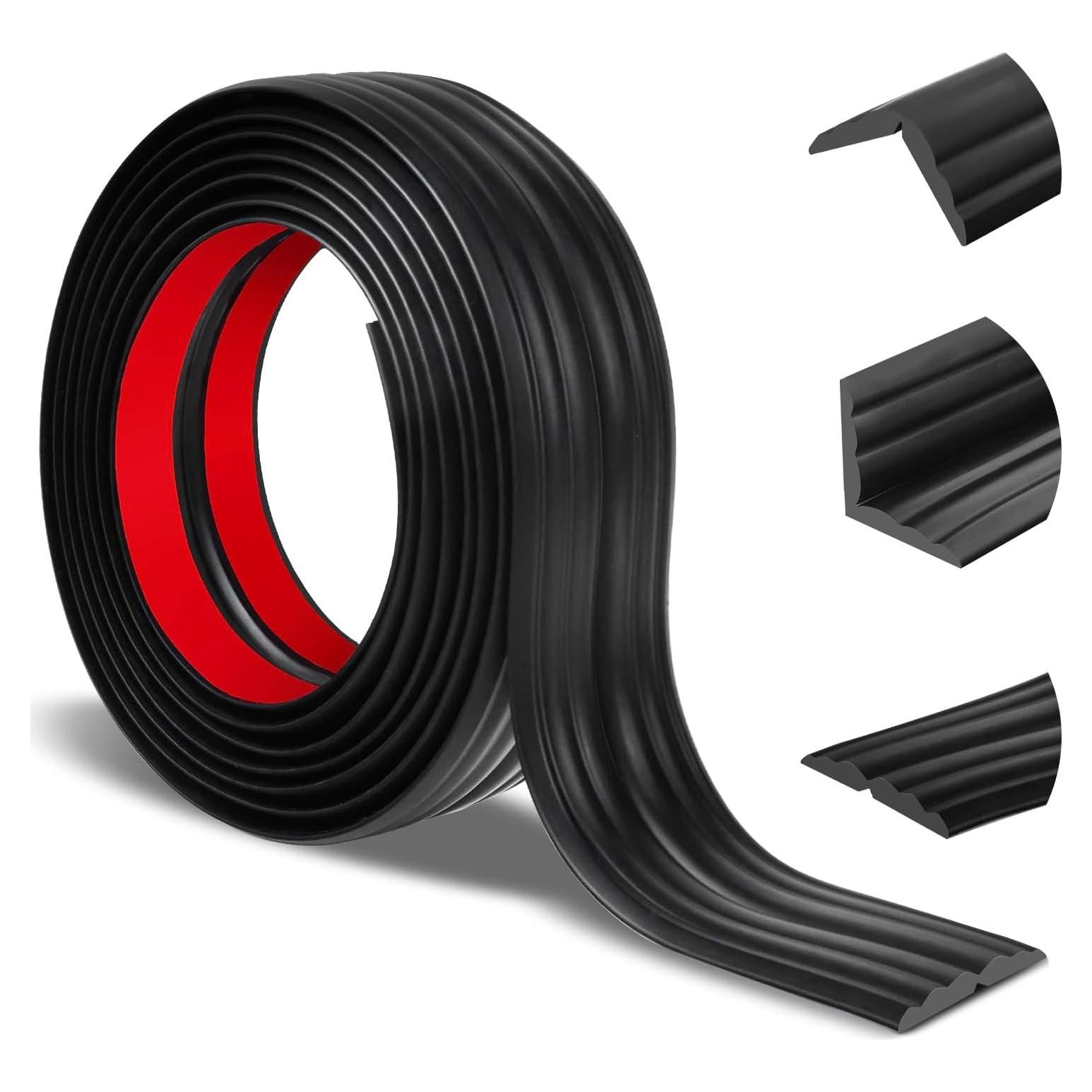 Protector de Esquinas de Pared Heonay 2 cm x 3 m Negro