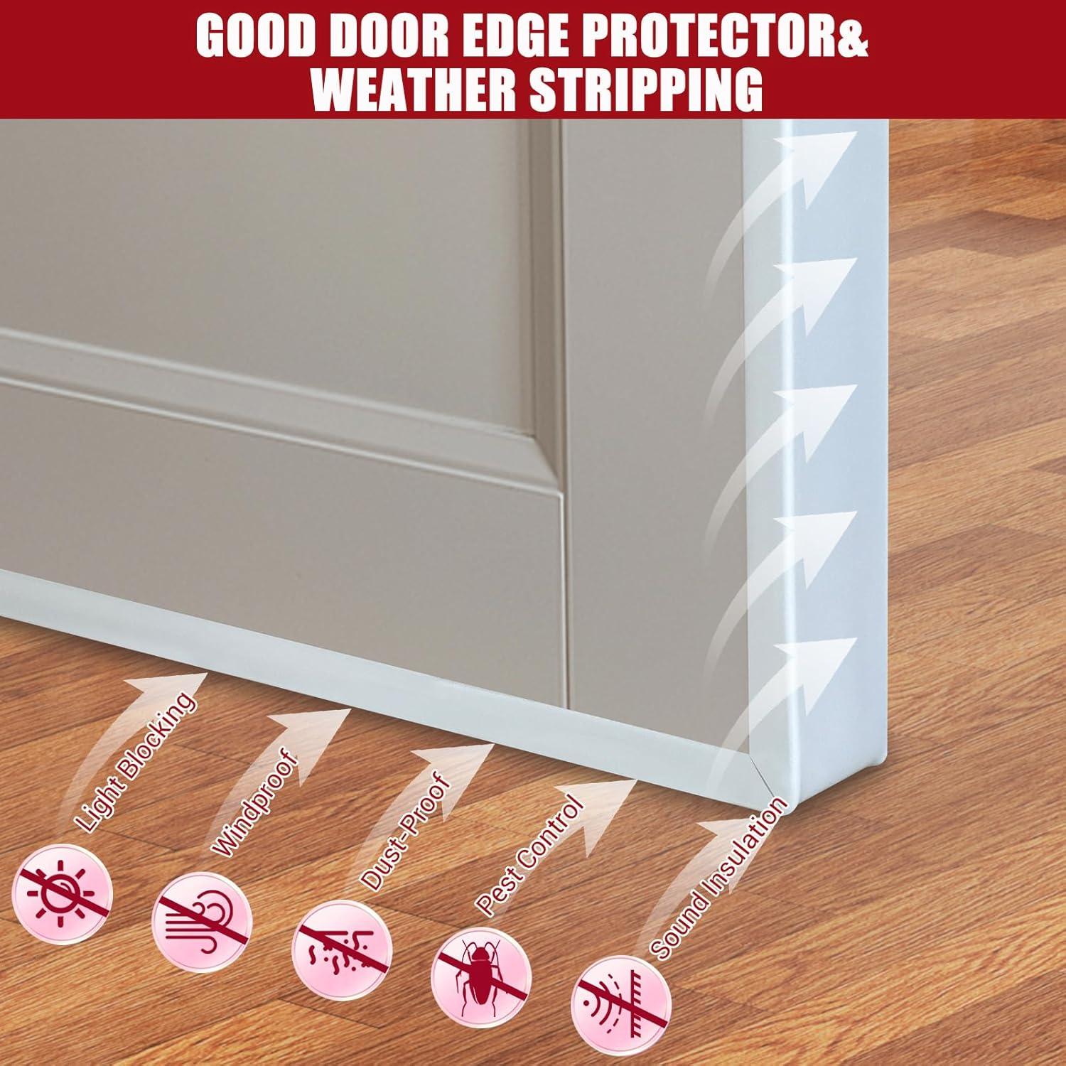 Bisel de Goma Autoadhesivo YANRUIPRO 1.5" x 6m Blanco